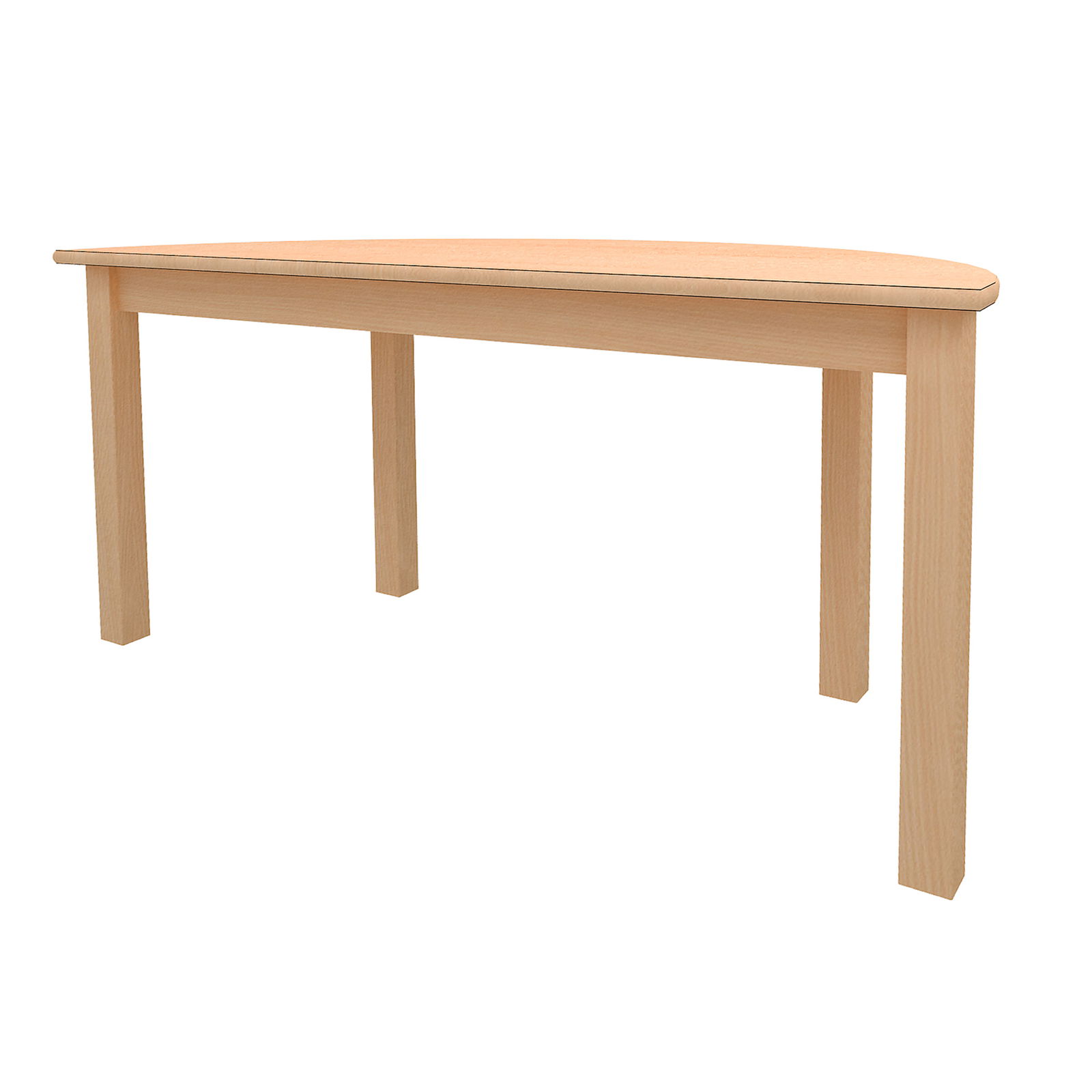 Halbrundtisch 120x60cm Tischhöhe 59cm