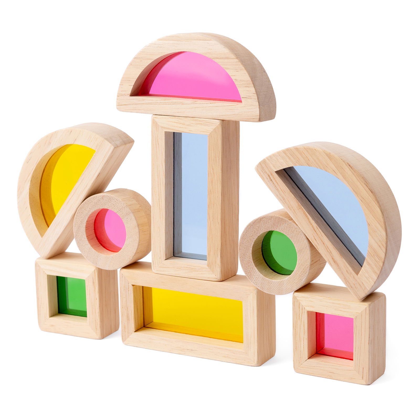 Geolook & Shine Acryl-Bausteine, 80er Set