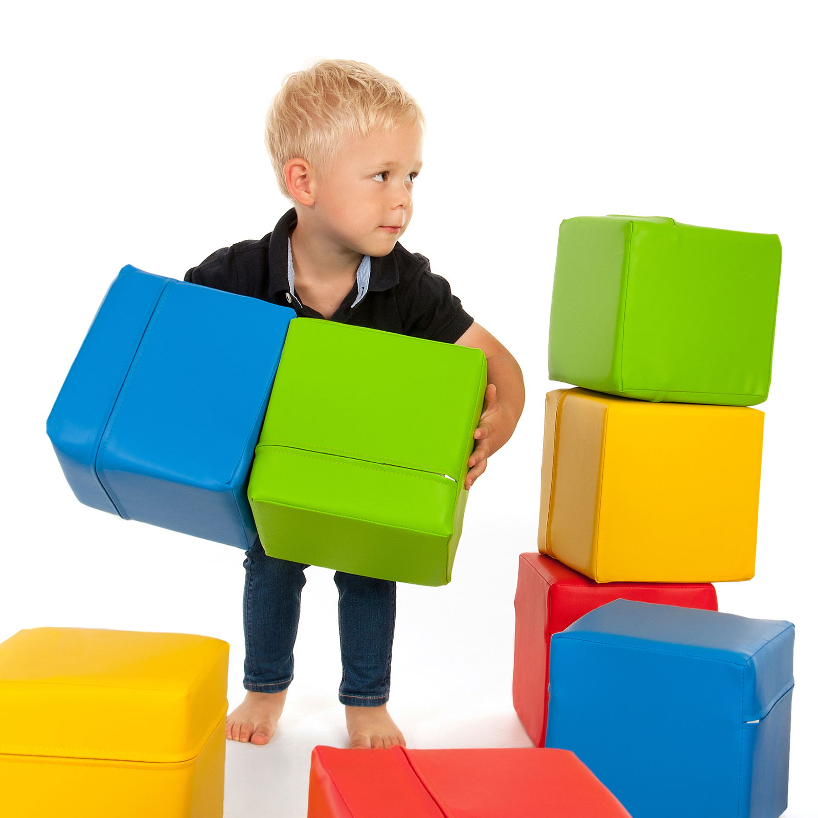 Schaumstoff Bausteine Cube, 12er Set