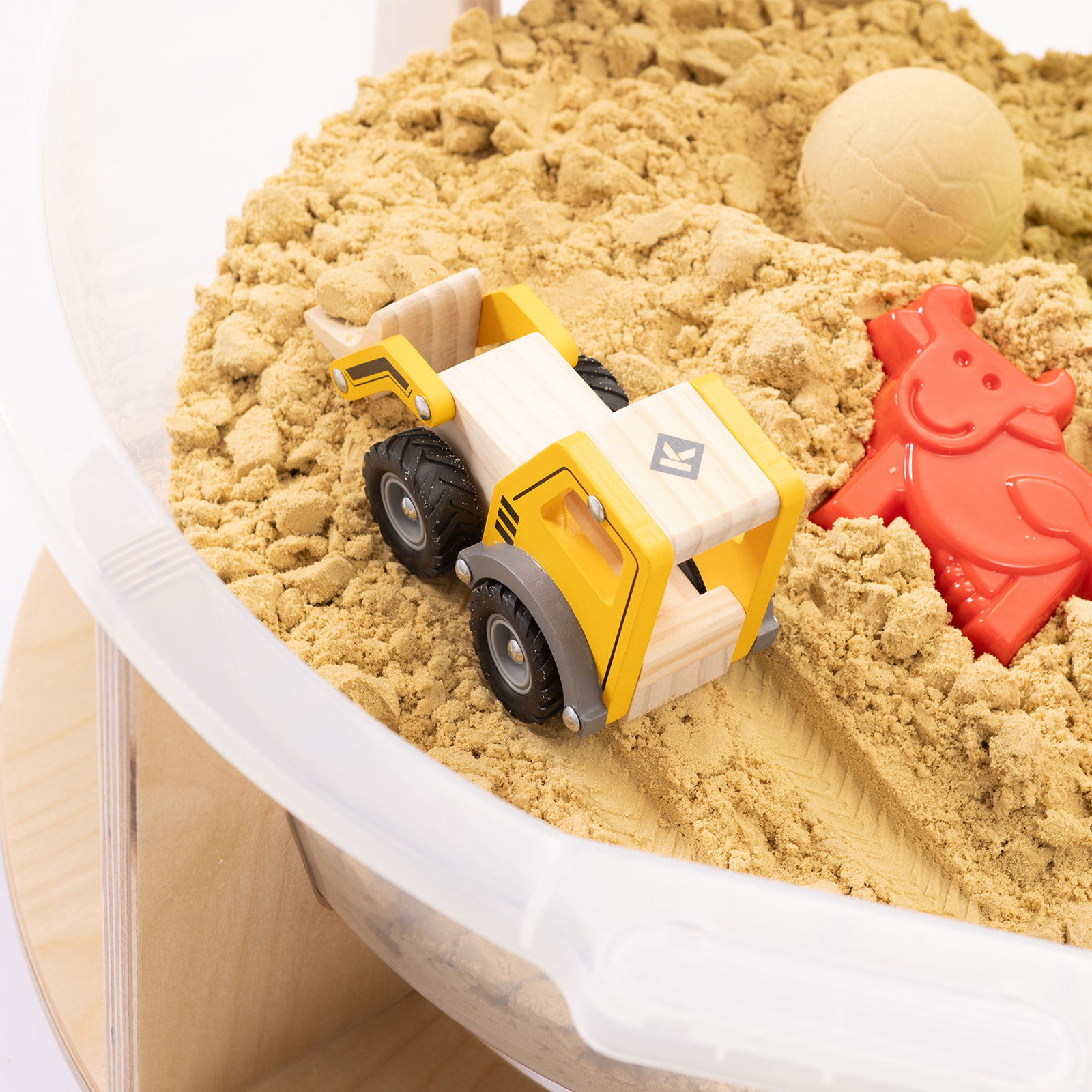 Bac d'expérimentation mobile, transparent