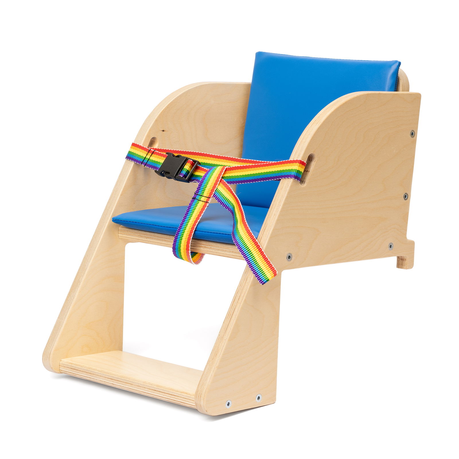 Sitz- und Rückenpolster für Krippensitz, blau