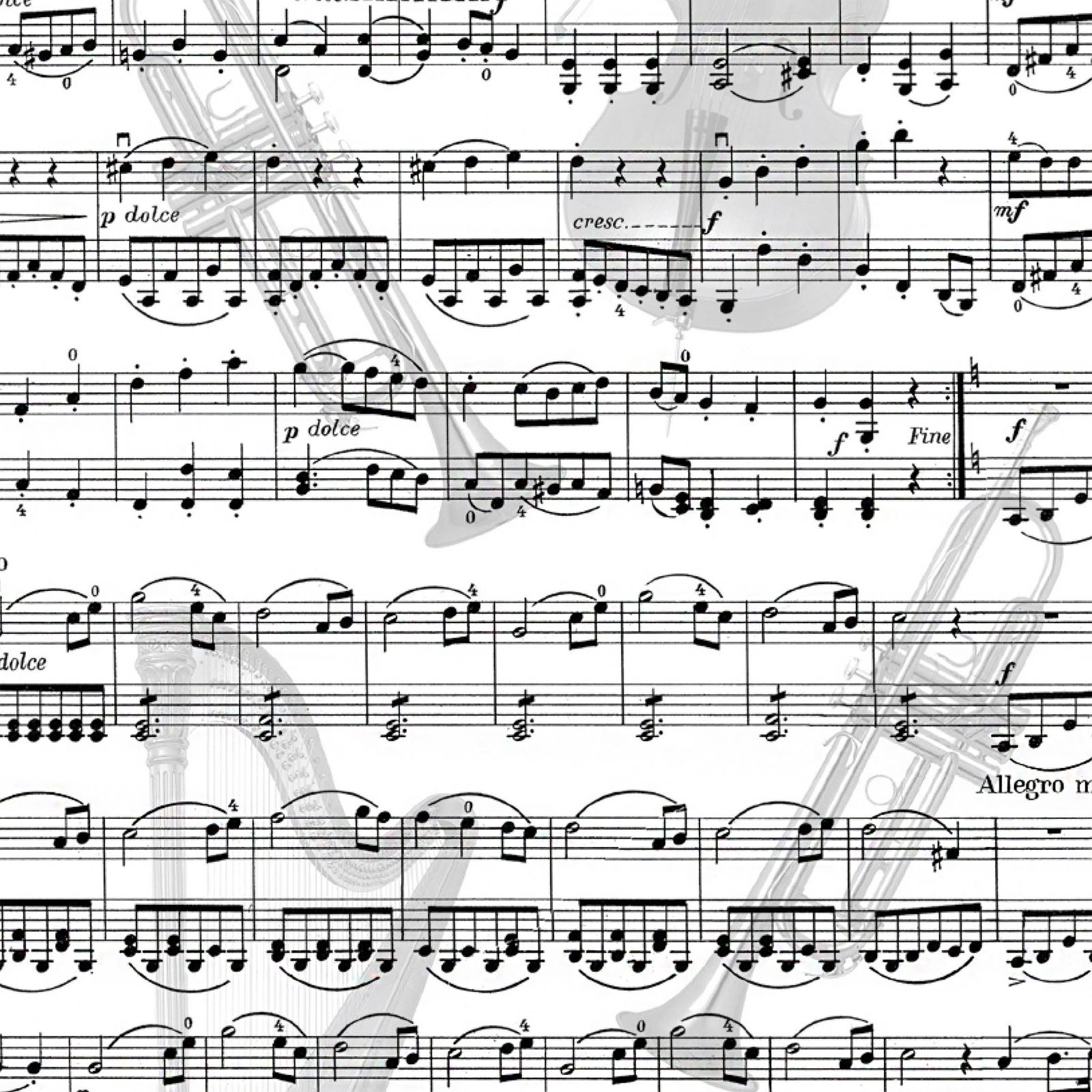 Origami czarne nuty, 20x20cm, 60 arkuszy Origami czarne nuty, 20x20cm, 60 arkuszy