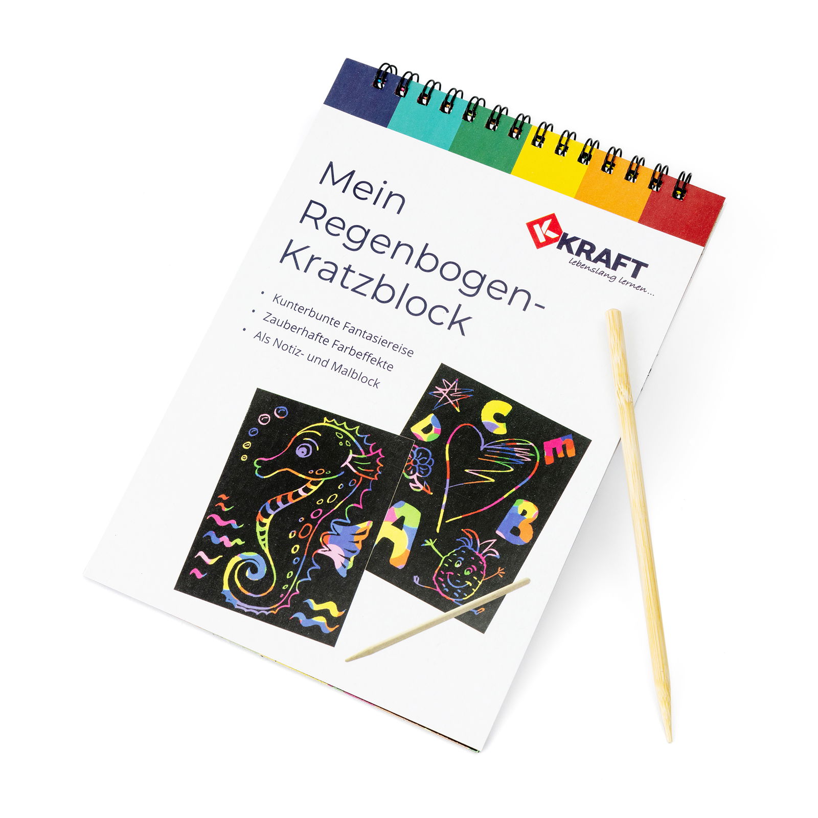 Mein Regenbogen Kratzblock Mein Regenbogen Kratzblock