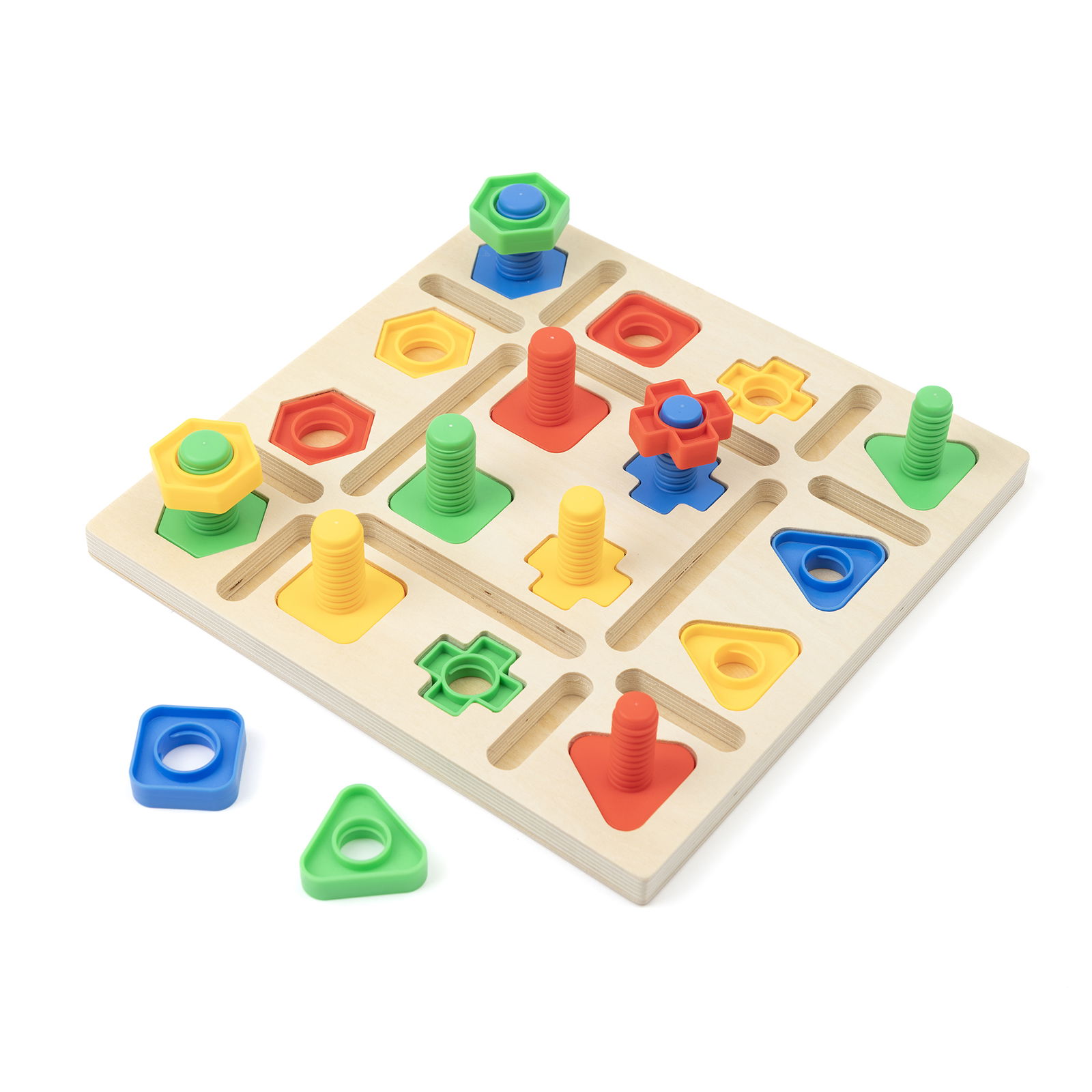 Placa de encaixe, incl. pasta educativa & saco de algodão