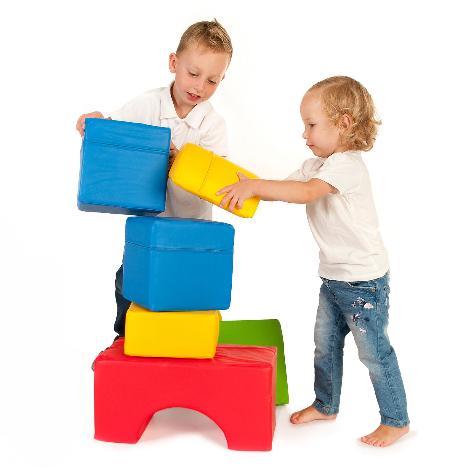 Piankowe klocki XL, zestaw 11 elementów, w tym torba Piankowe klocki XL, zestaw 11 elementów, w tym torba