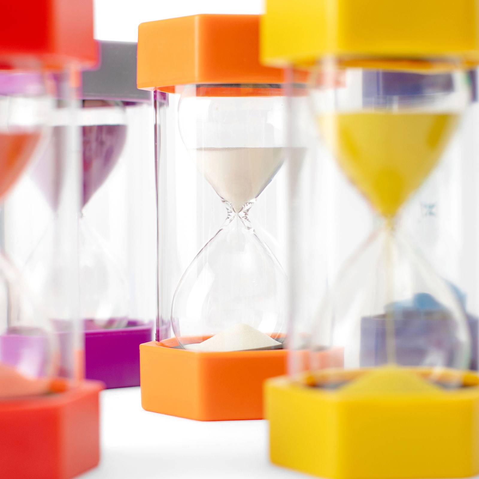 Klepsydry Maxi zestaw 6 sztuk, 1,3,5,10,15,30 minut Klepsydry Maxi zestaw 6 sztuk, 1,3,5,10,15,30 minut