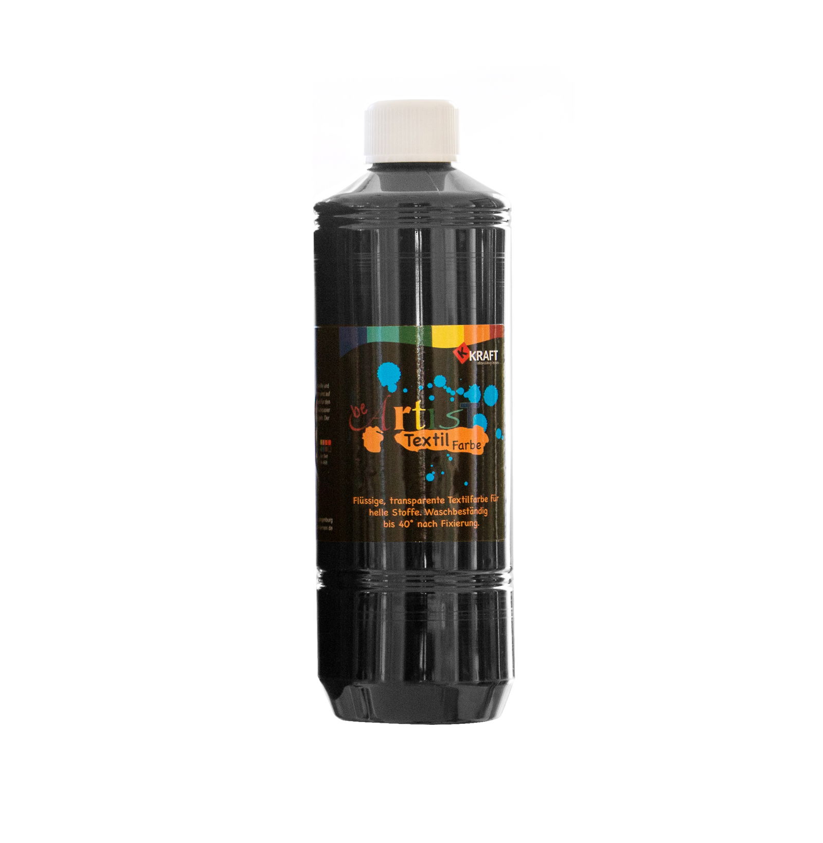 Textil Farbe schwarz 500ml
