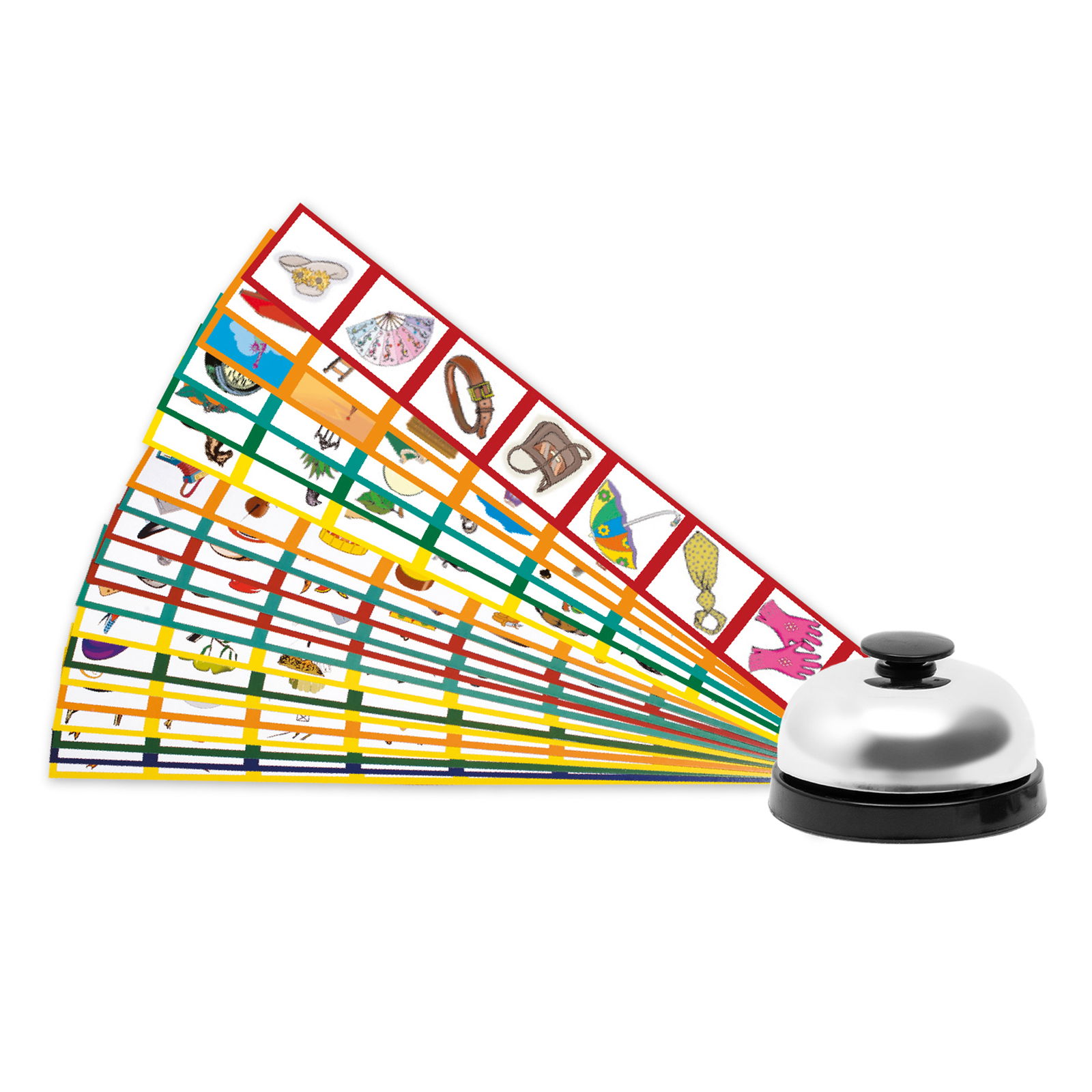 Trénink obrázkových karet s učitelským zvonkem