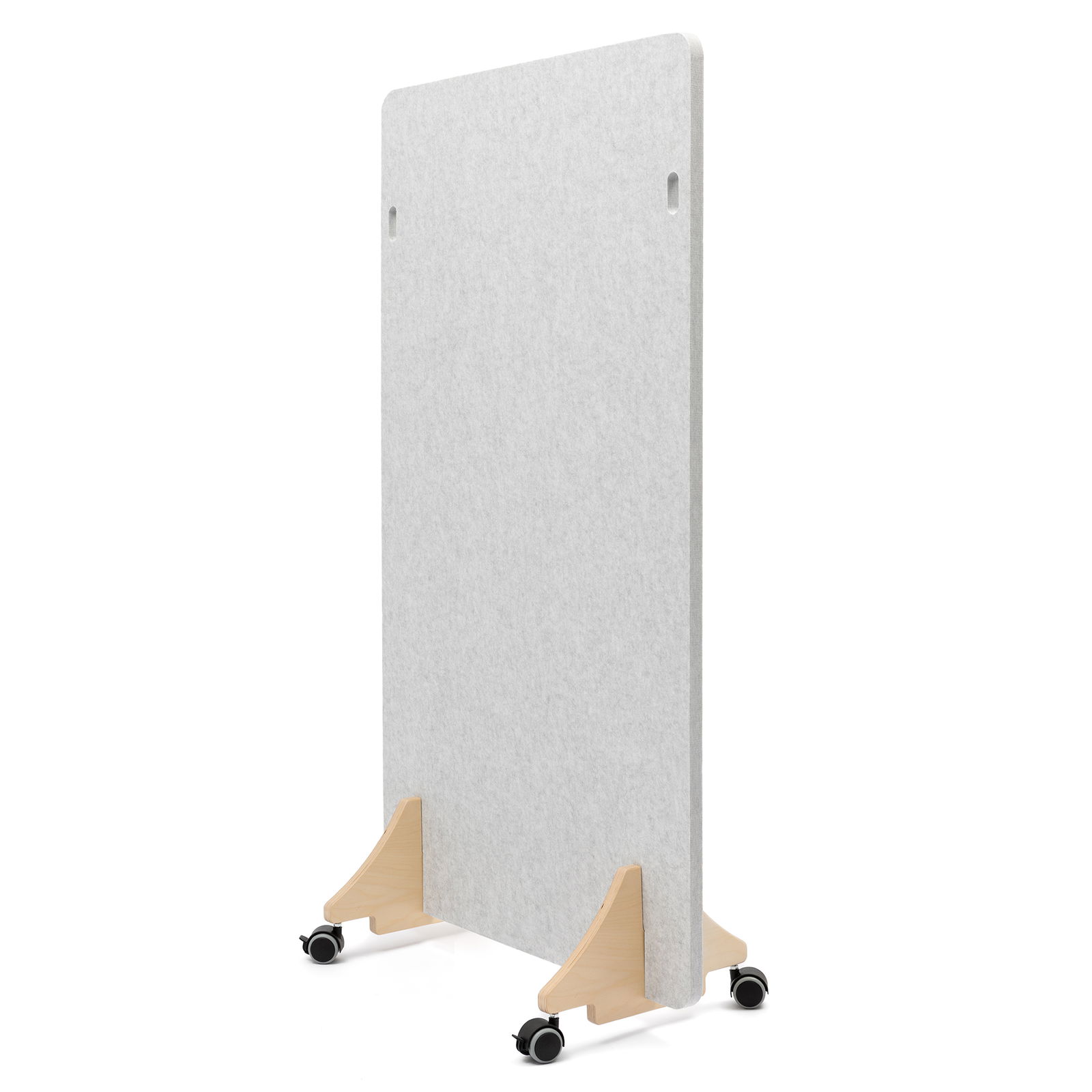 Clear Holzfuß, mit Rollen und Fesstellbremse Clear Holzfuß, mit Rollen und Fesstellbremse