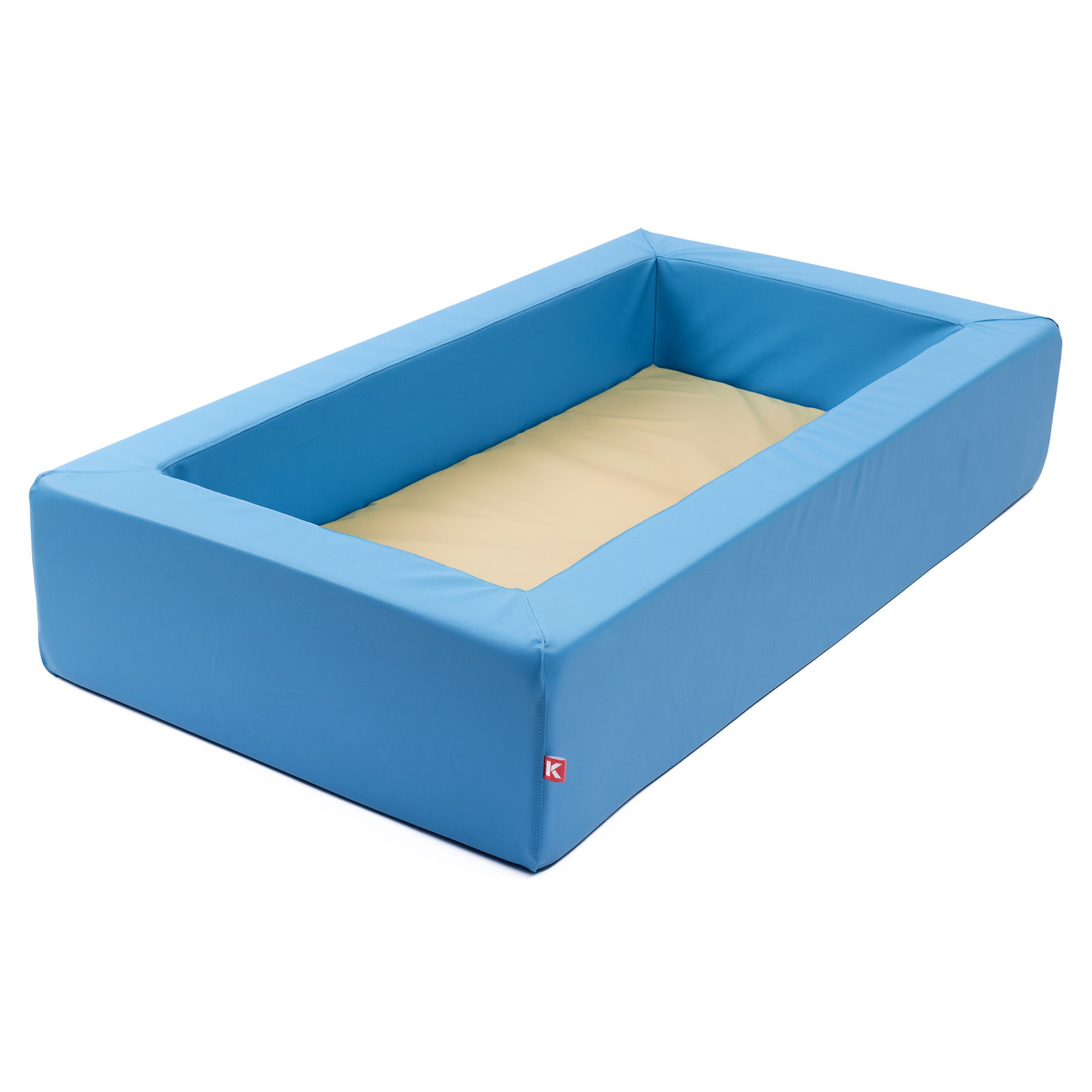 Schaumstoffbett blau