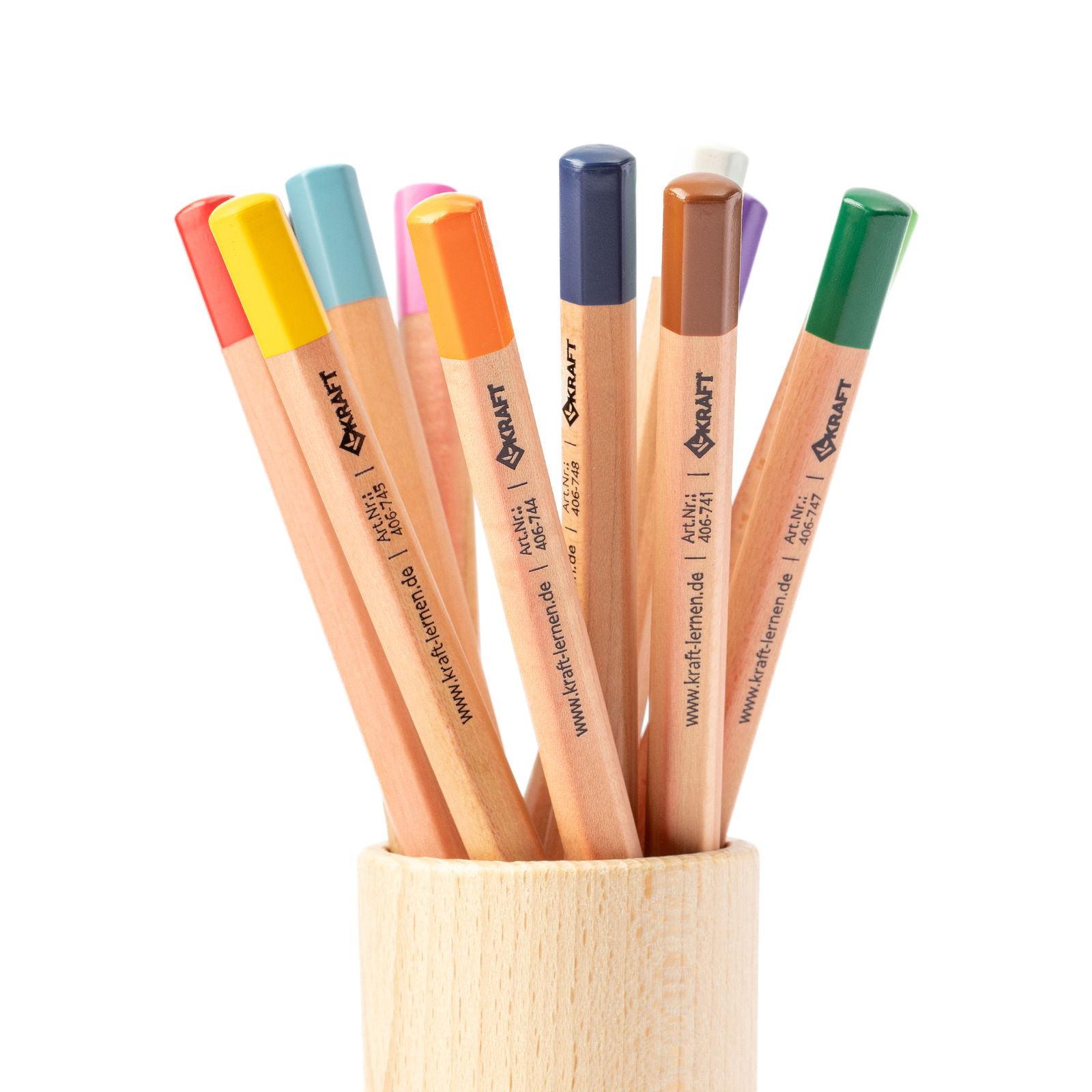 Debele šestougaone bojice, set od 12, 12 boja, uključujući držač Debele šestougaone bojice, set od 12, 12 boja, uključujući držač