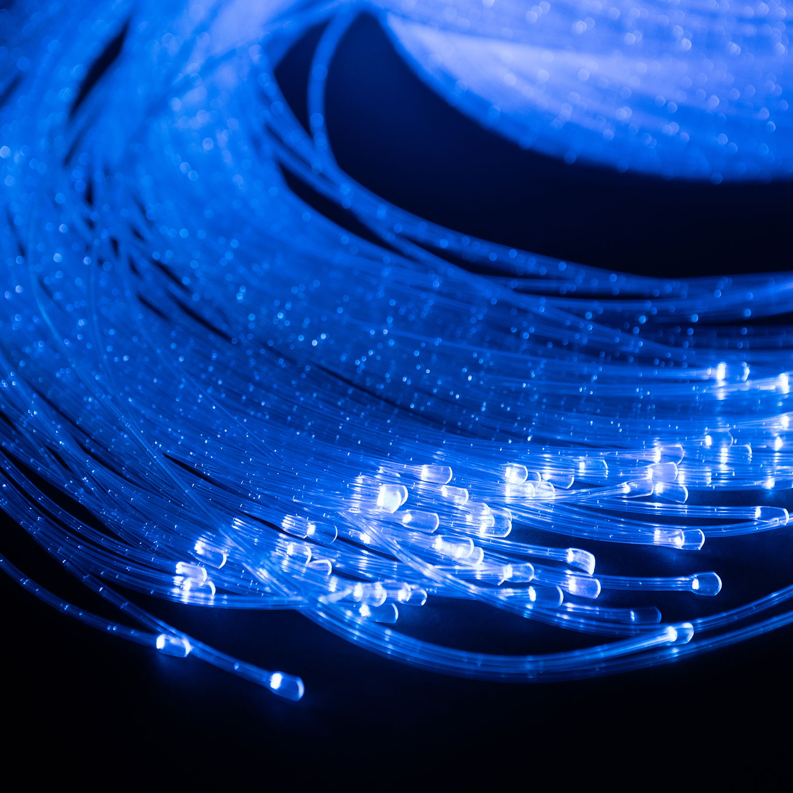 Fiber optic strands with projector, the professional set Fiber optic strands with projector, the professional set