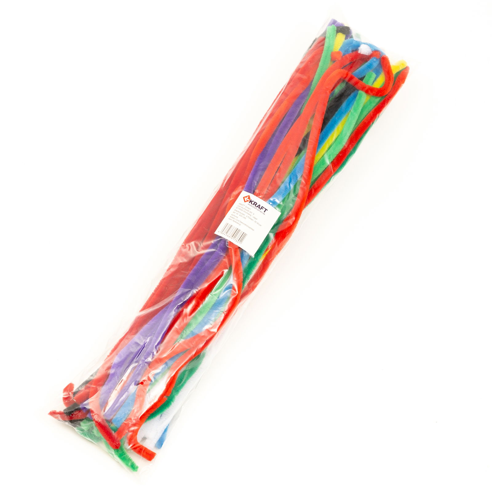 Pfeifenputzer XL, 9 Farben, 50 Stück