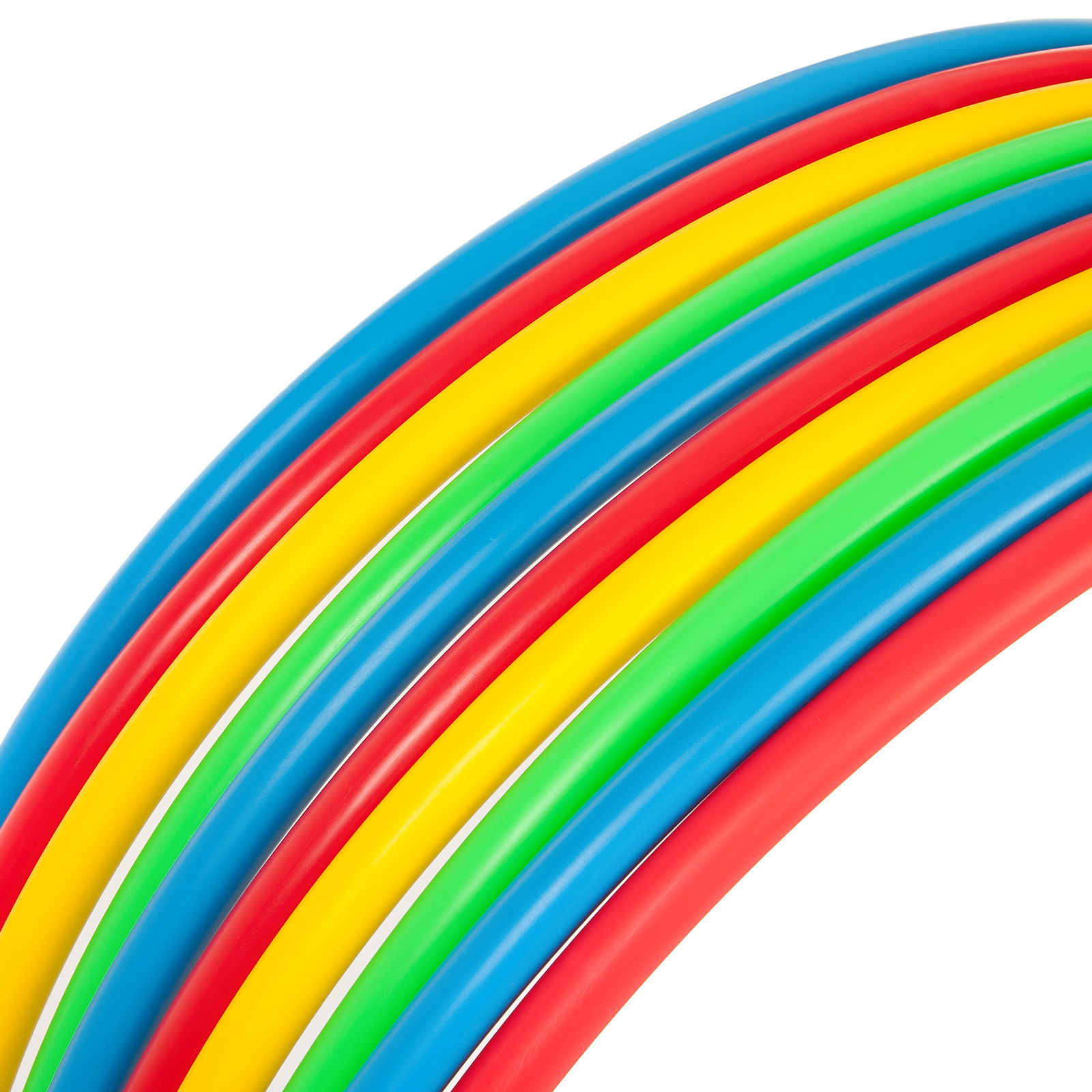 Hula Hoop Reifen, 70 cm, 10er Set, mit Tasche