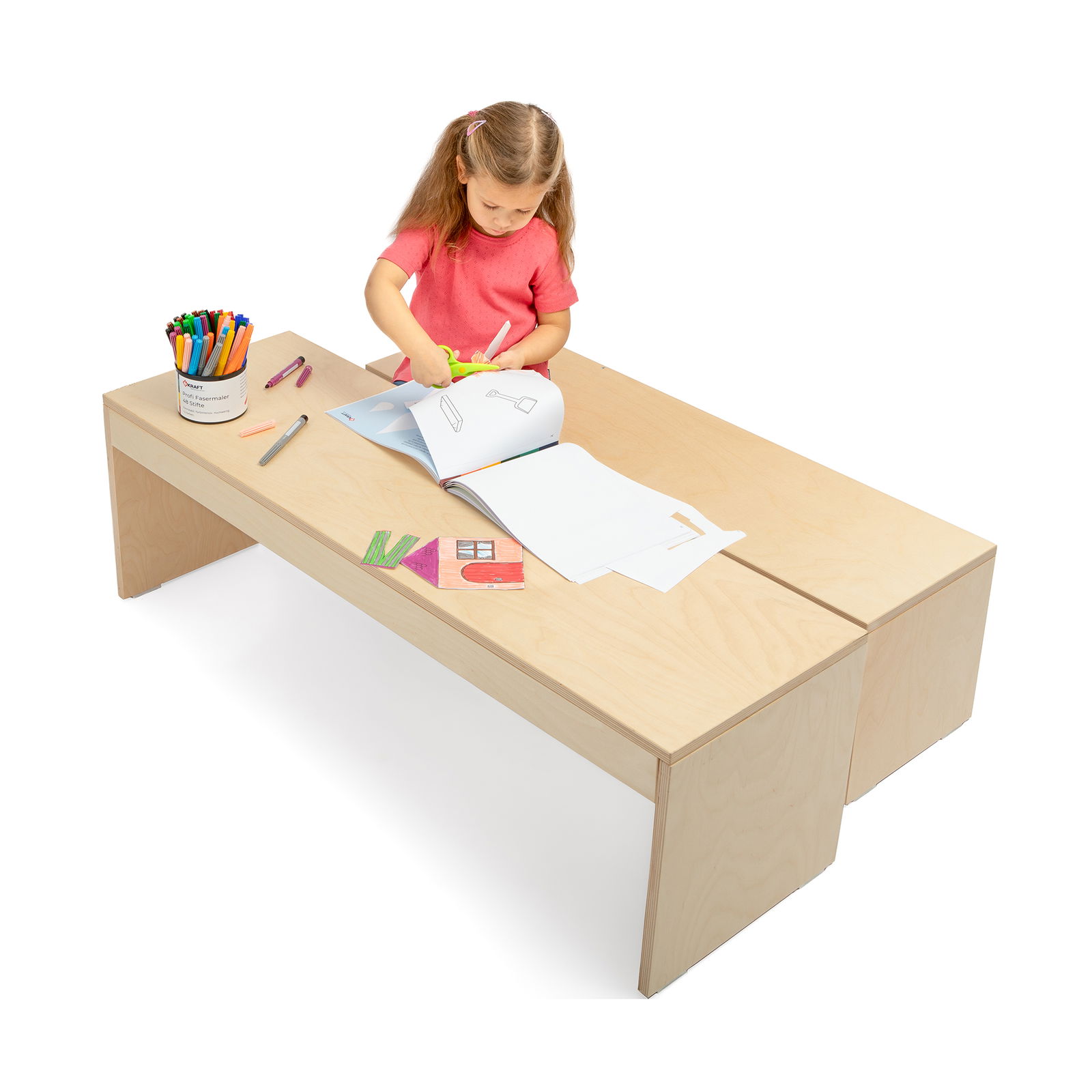 Naslagive klupe, set od 3 Naslagive klupe, set od 3