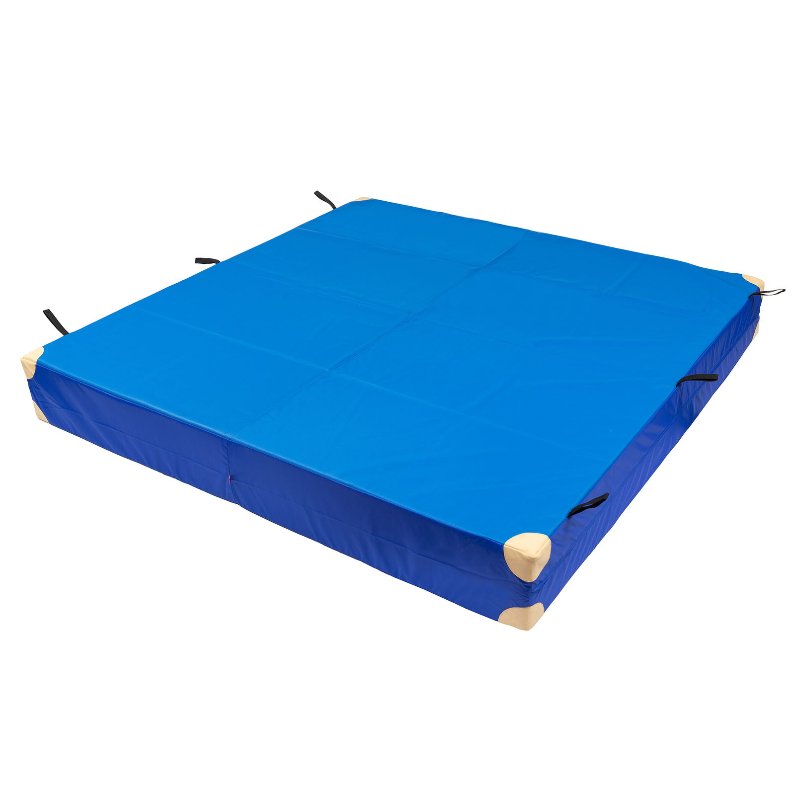 Weichbodenmatte, 200x200x25cm, blau