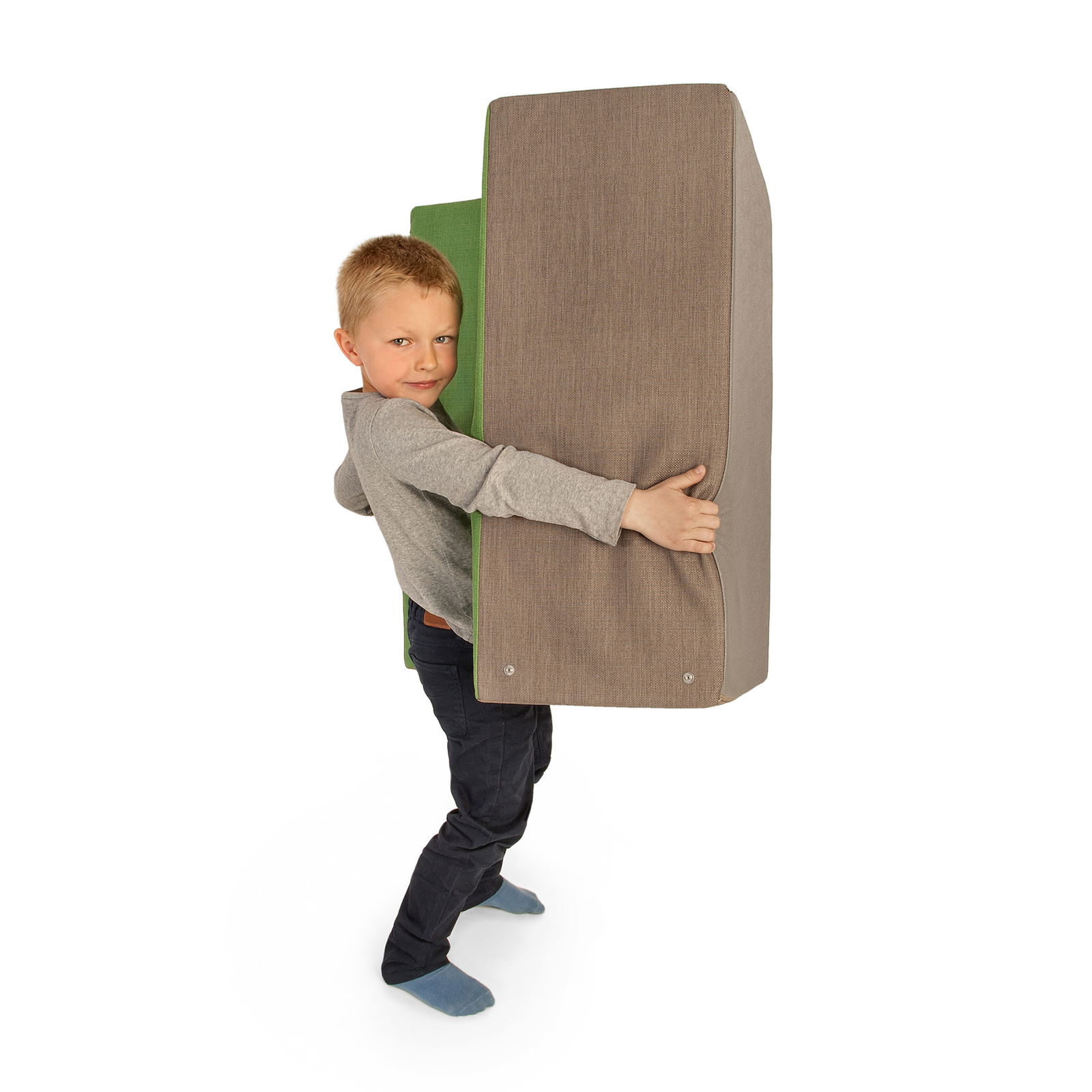 Hanni komplet set Kiga, CV, zelena/nugat