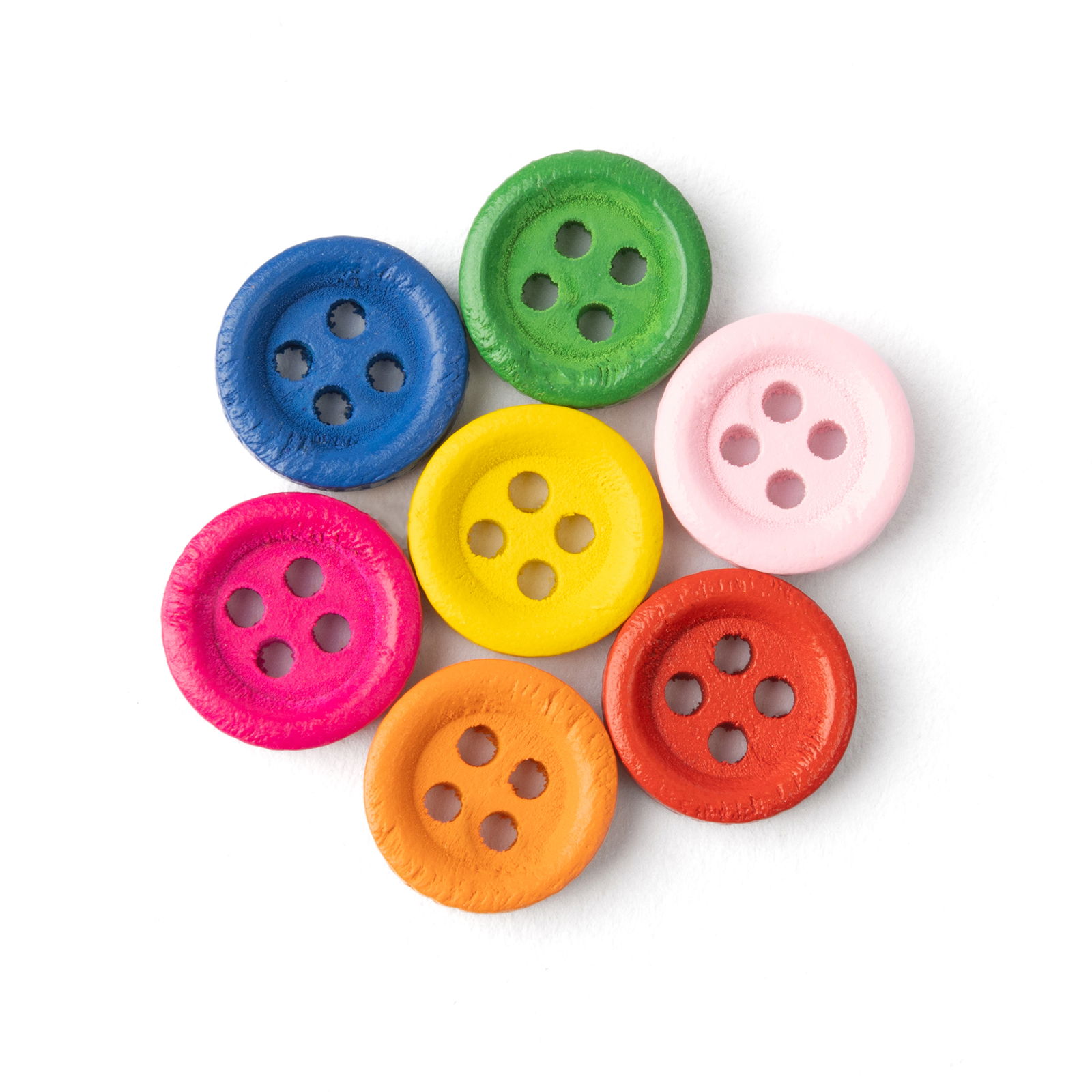 Koka pogas, 1 cm, 300 gab. komplekts Koka pogas, 1 cm, 300 gab. komplekts