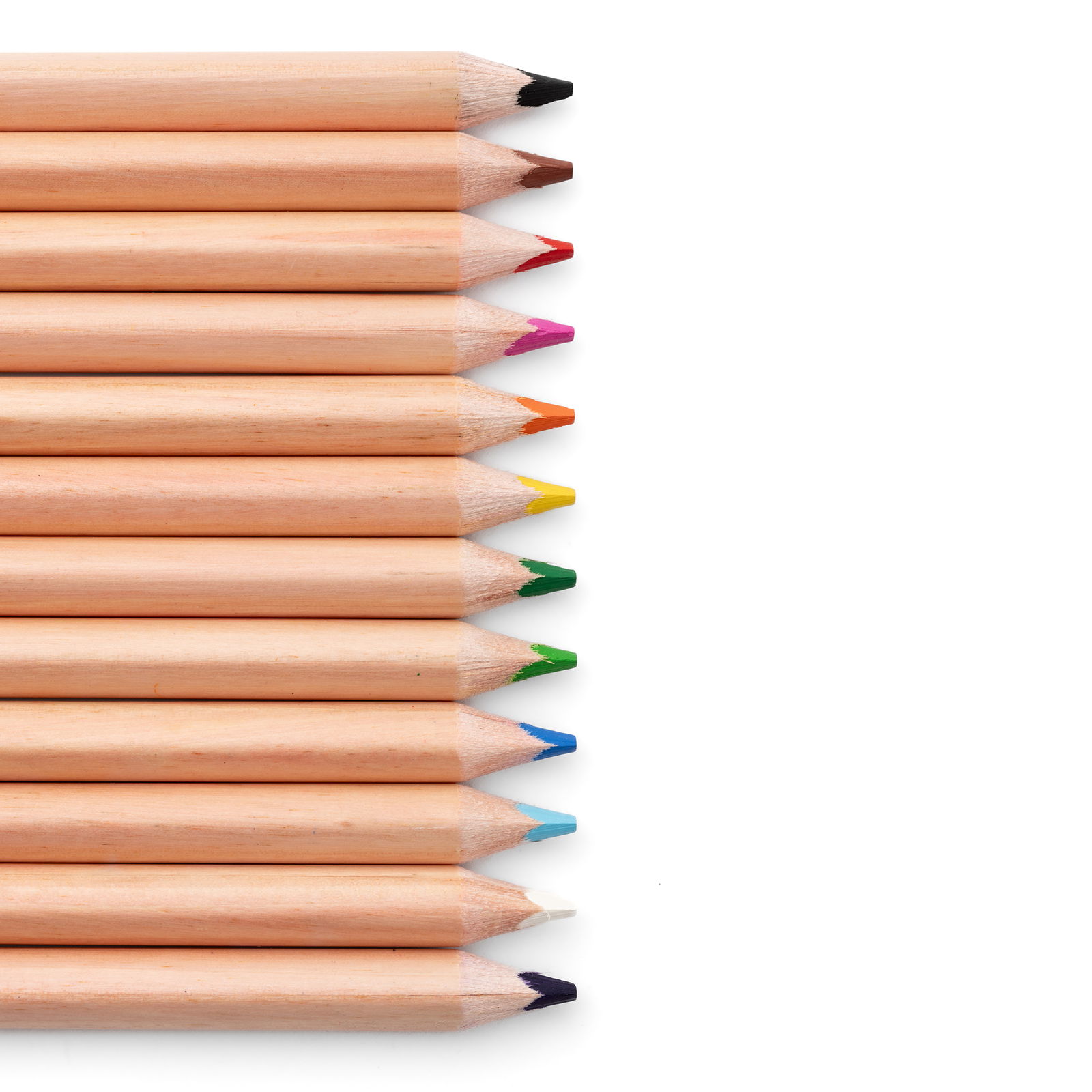 Dicke Buntstifte Dreikant, 12er Set, 12 Farben