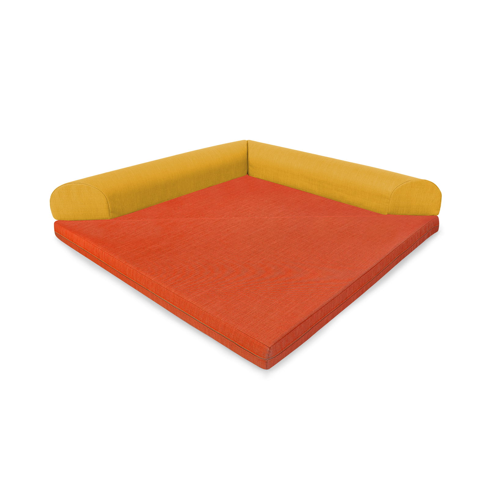 Klappdreieck 160x160x20, CV, amarelo/vermelho‑laranja