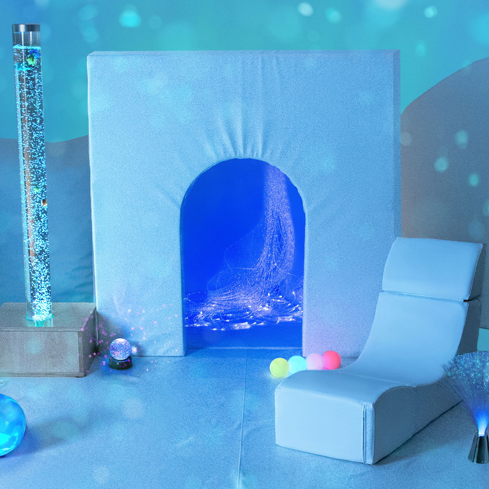 Kuća za senzorne igre od umjetne kože Kuća za senzorne igre od umjetne kože