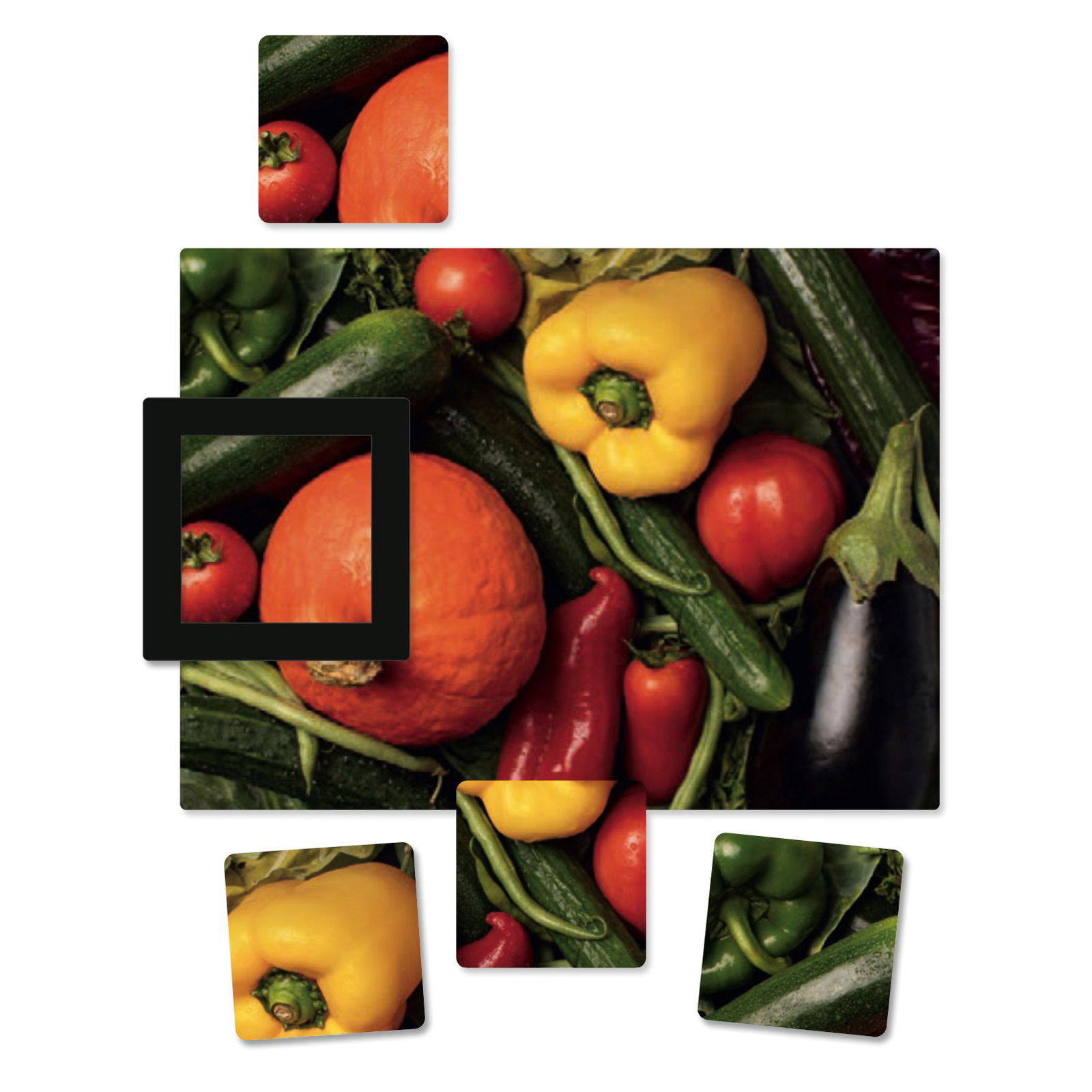 Detektiv povrća - igra traženja na slici Detektiv povrća - igra traženja na slici