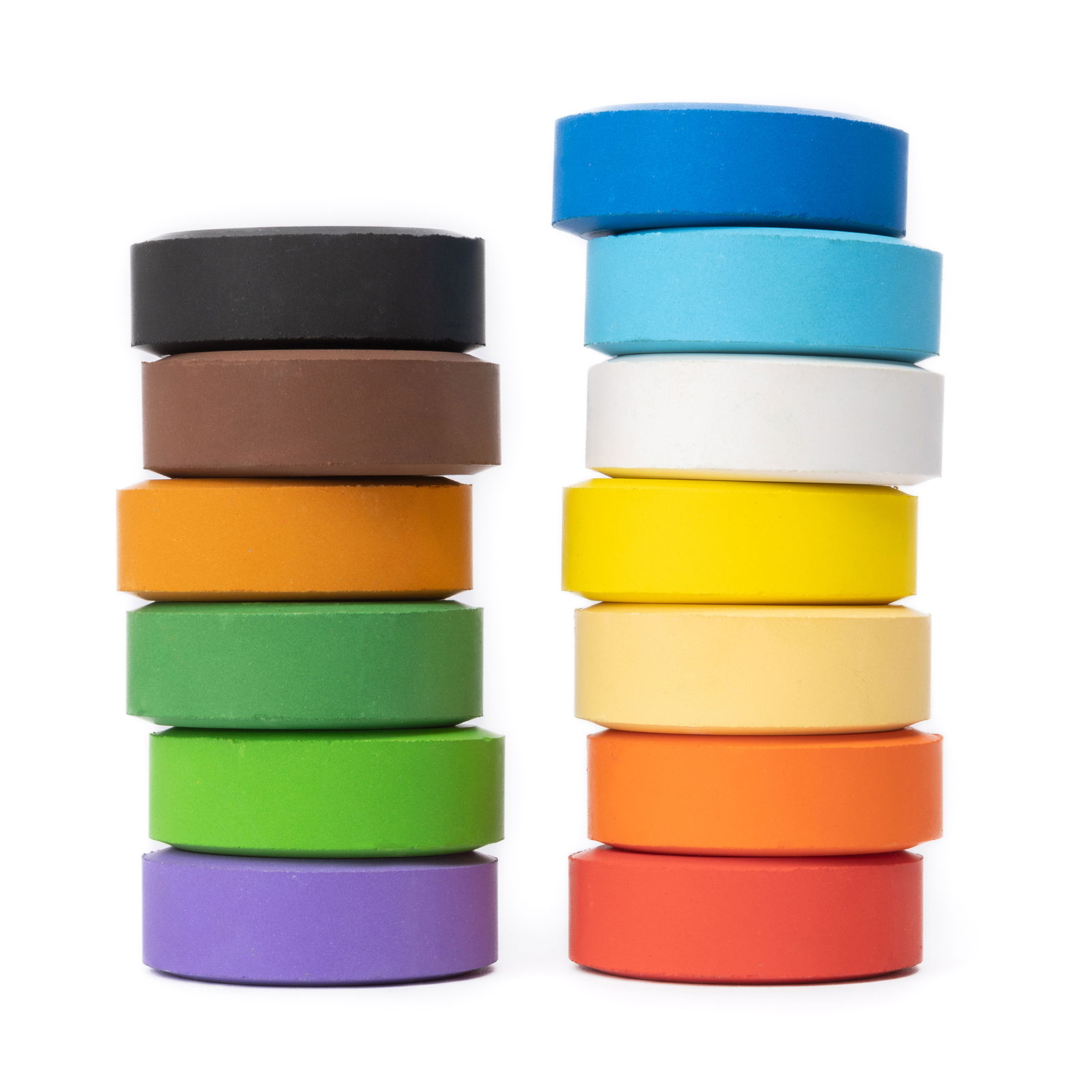 Tempera blokovi, set od 13 duginih boja Tempera blokovi, set od 13 duginih boja