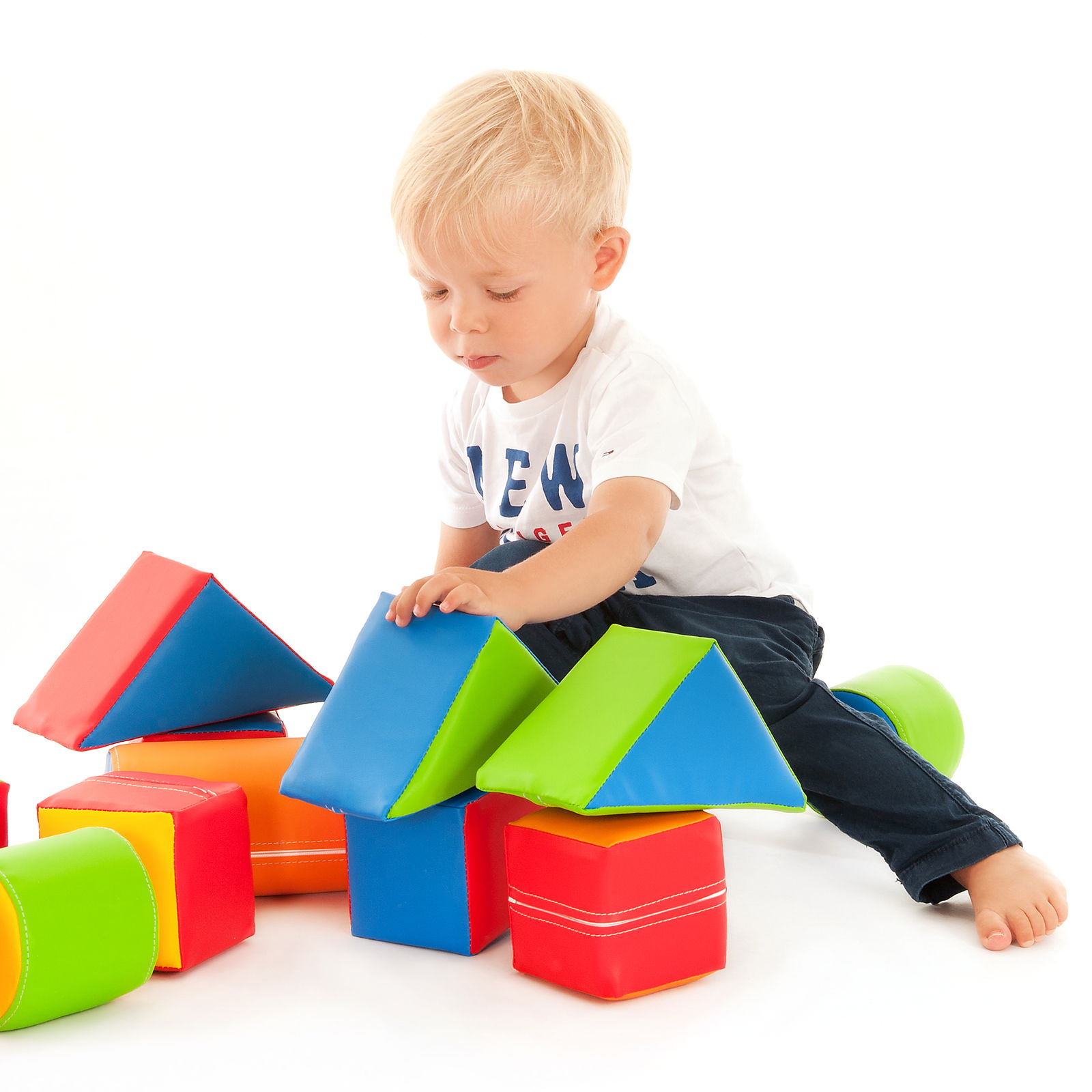 Piankowe klocki U3, zestaw 34 sztuki Piankowe klocki U3, zestaw 34 sztuki