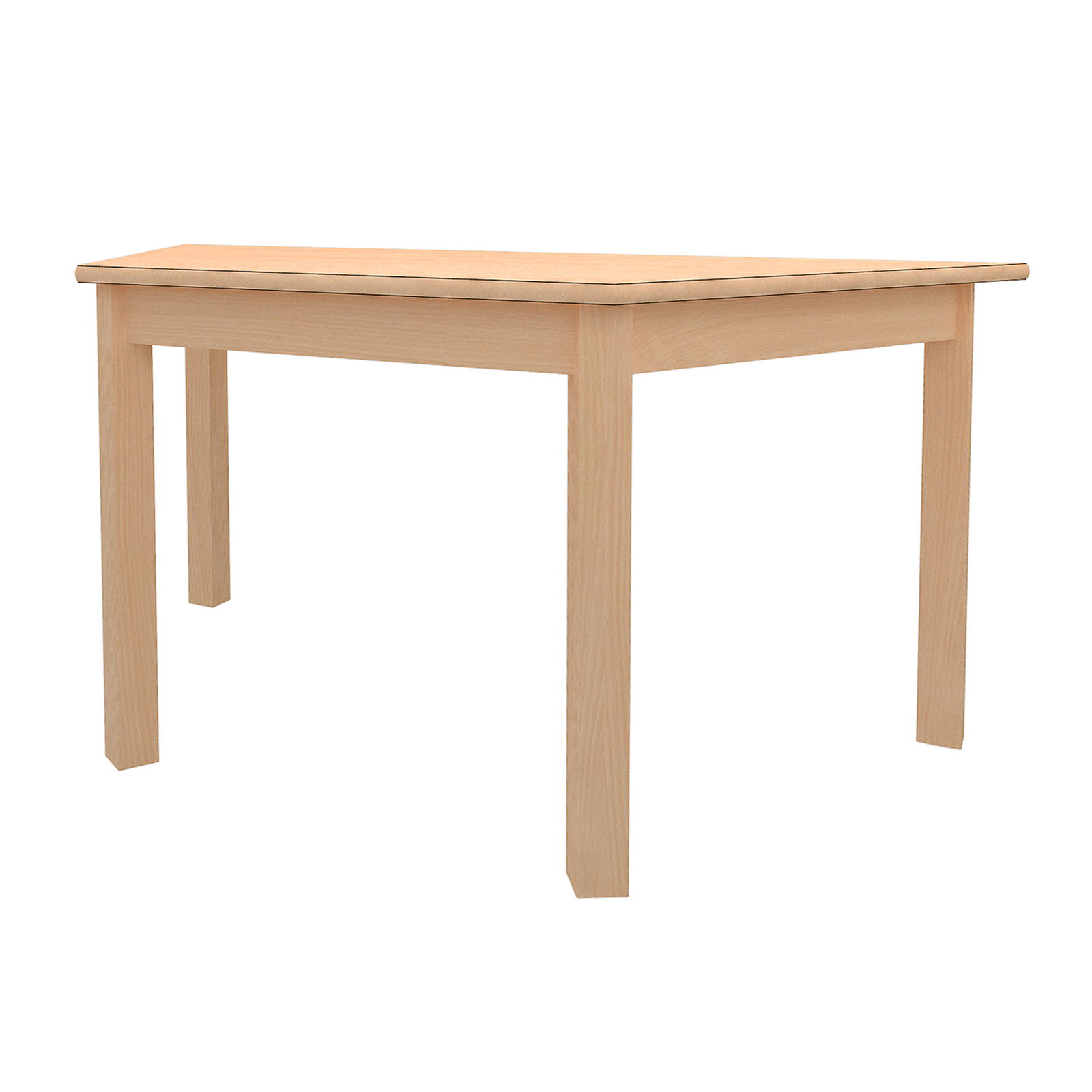 Trapeztisch 120x60cm Tischhöhe 59cm
