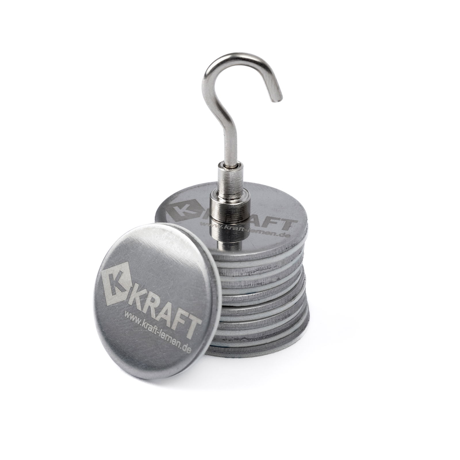 Self-adhesive metal hook plate, set of 10 Self-adhesive metal hook plate, set of 10