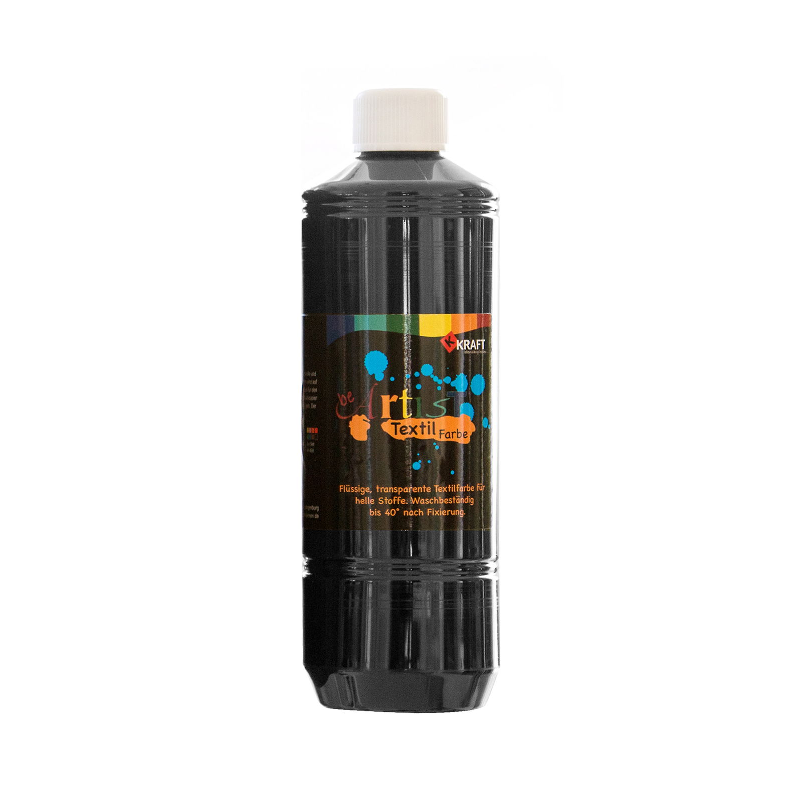 Textil Farbe schwarz 500ml