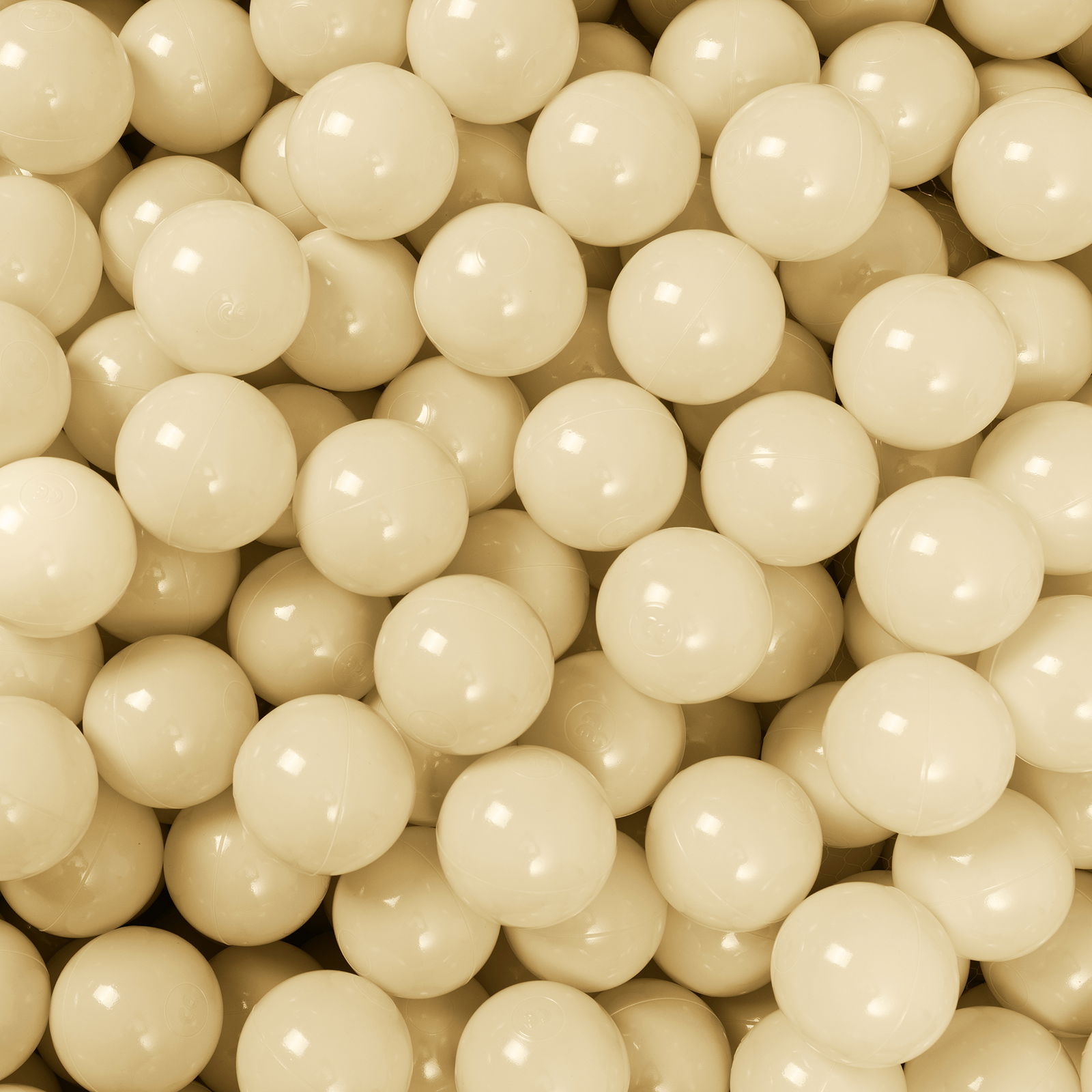 Creamy Bällebad Bälle, 7 cm, pastellfarben, 300er Set