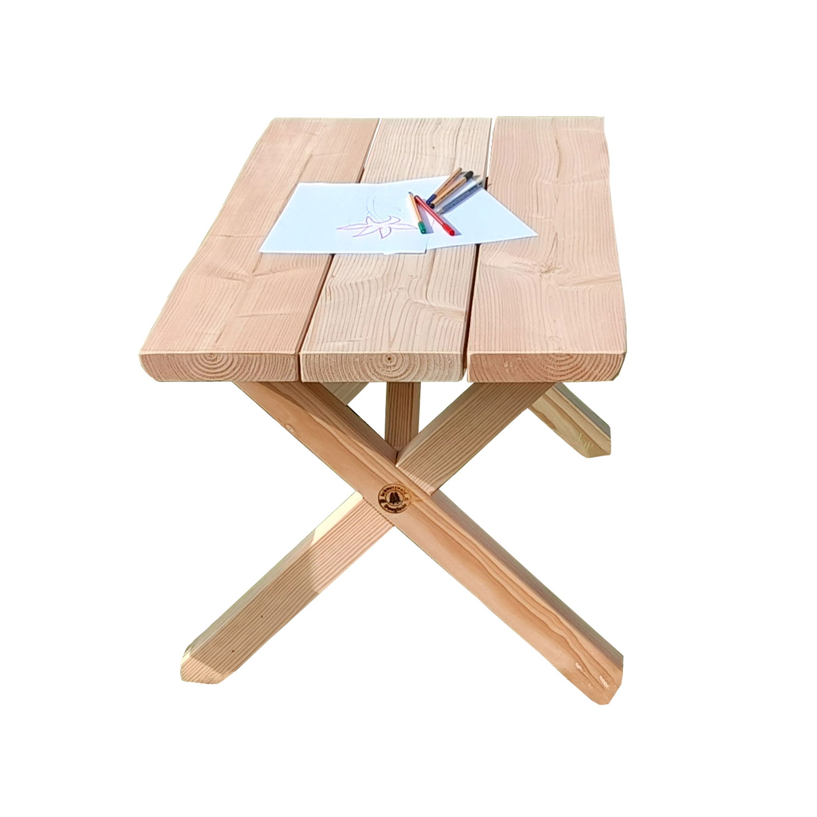 Gartengarnitur, Holz, Kindergarten Gartengarnitur, Holz, Kindergarten