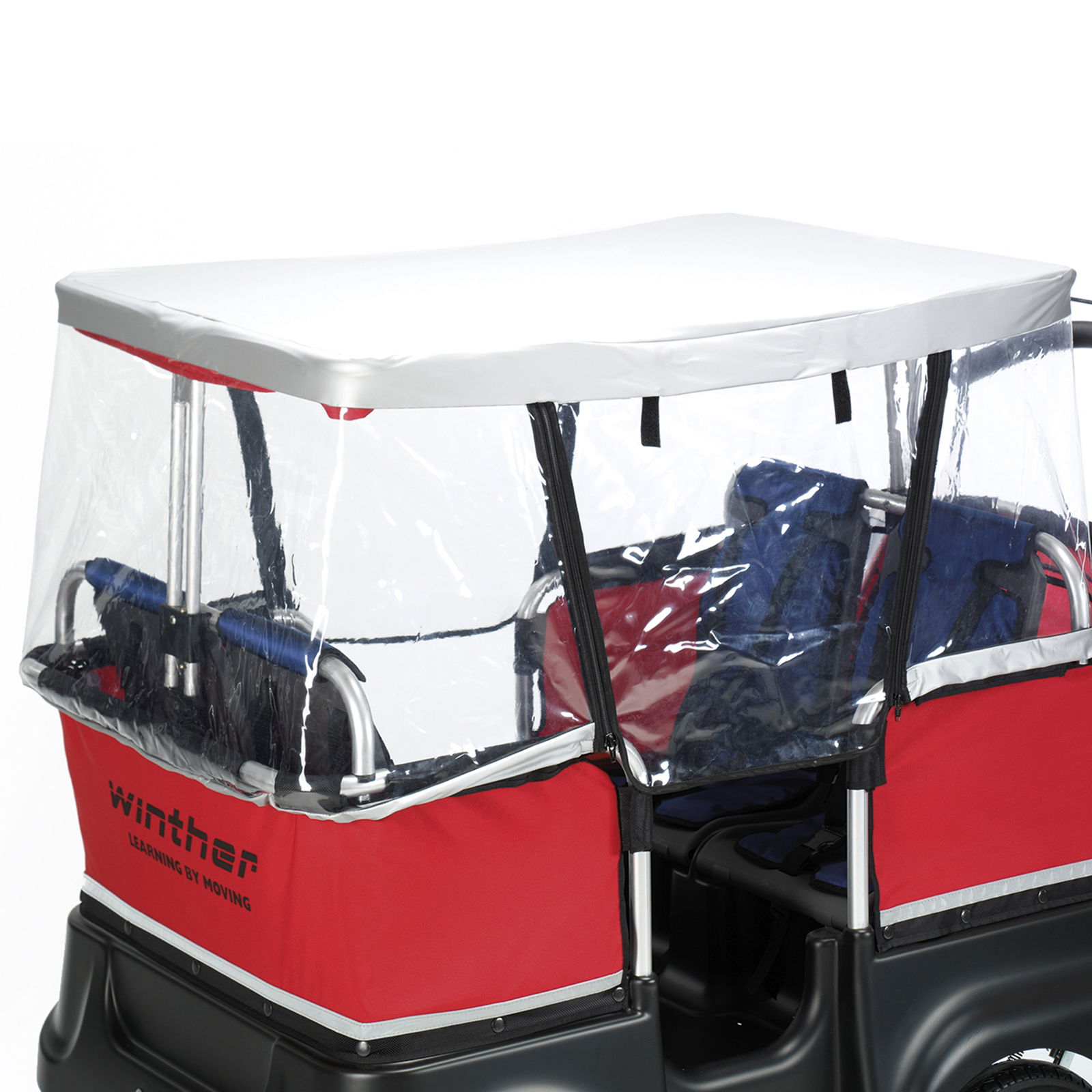 Regenschutz E-Turtle Kinderbus 4-Sitzer