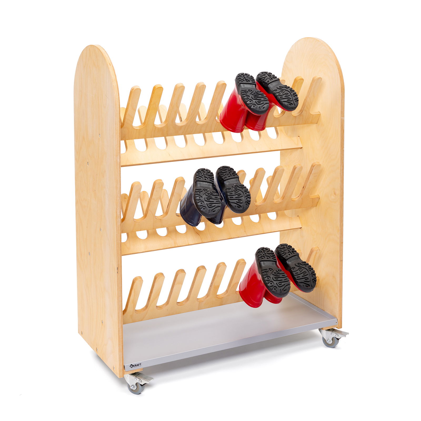 Stiefelwagen 25 Paar, inkl. Tropfschutz Stiefelwagen 25 Paar, inkl. Tropfschutz