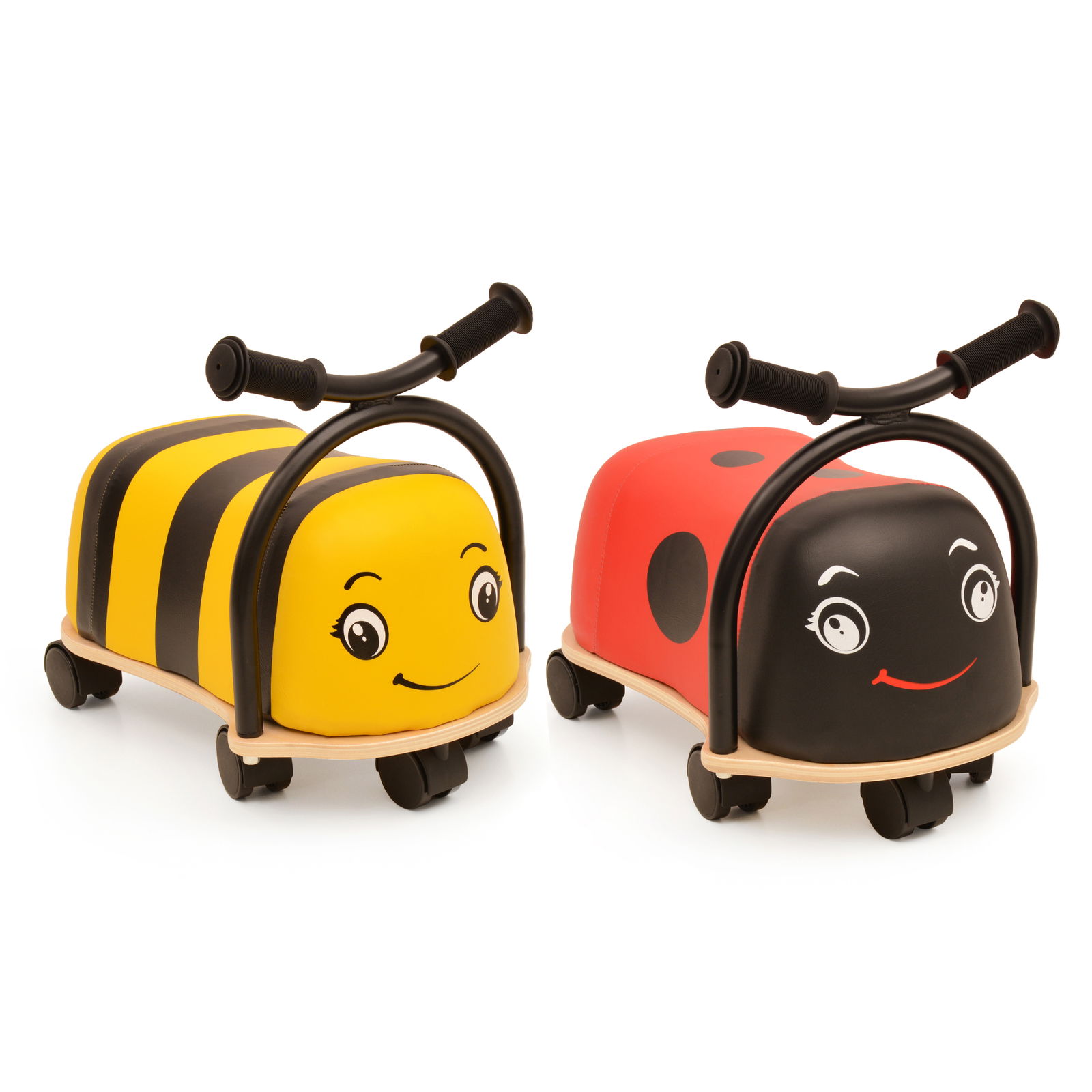 Vehículo para guardería, set de 2, escarabajo y abeja deslizante Vehículo para guardería, set de 2, escarabajo y abeja deslizante