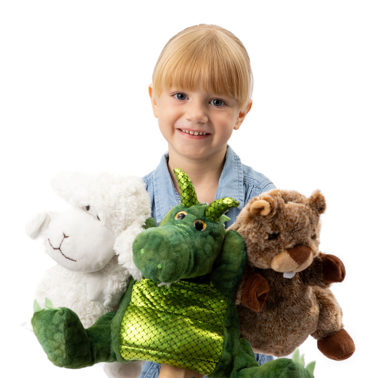 Handpuppen, 3er Set