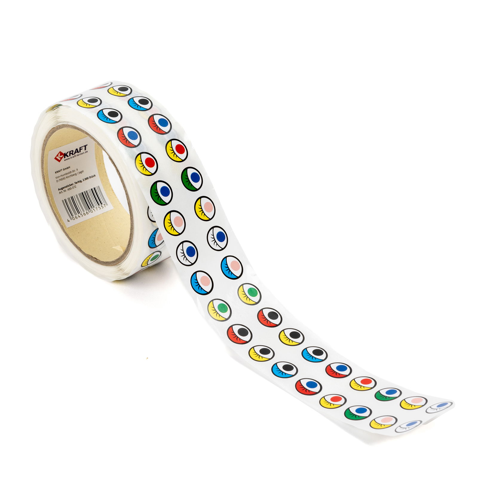 Adhesivos para ojos, coloridos, 2.000 unidades Adhesivos para ojos, coloridos, 2.000 unidades