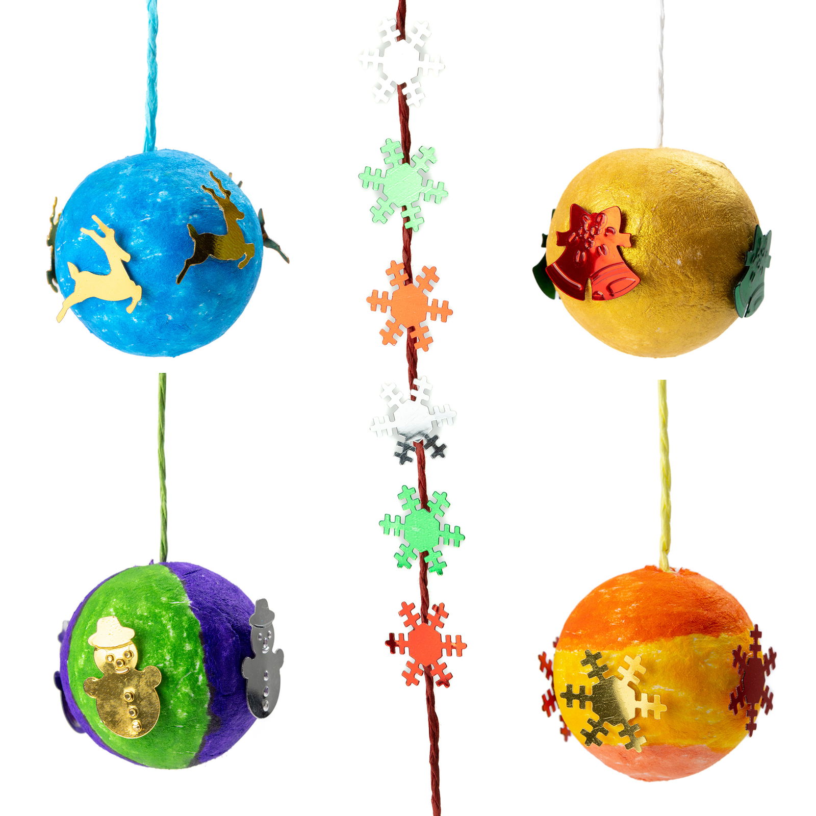 Mix flitrů, vánoční motivy, 500 kusů Mix flitrů, vánoční motivy, 500 kusů