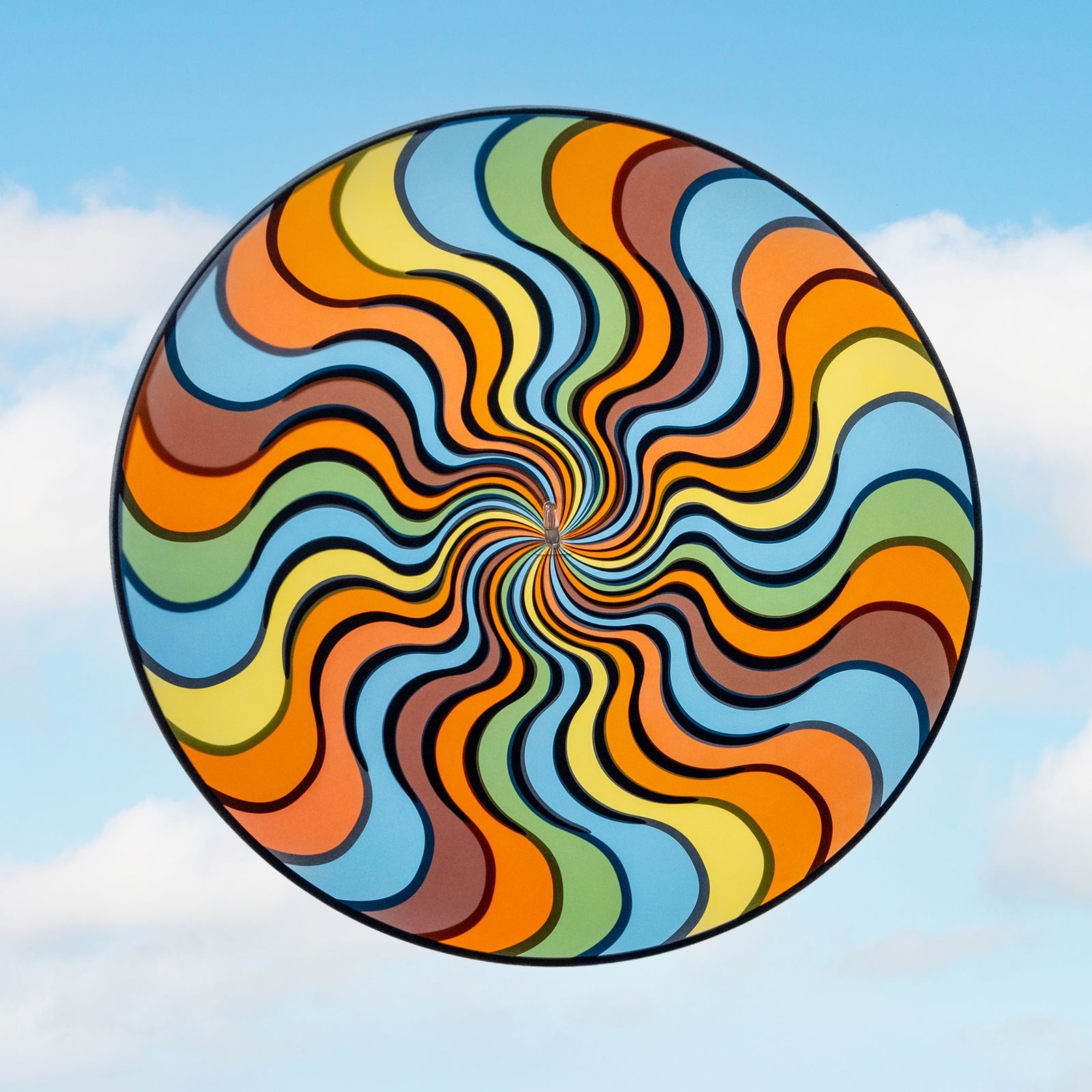 Círculo de ventana caleidoscopio Círculo de ventana caleidoscopio