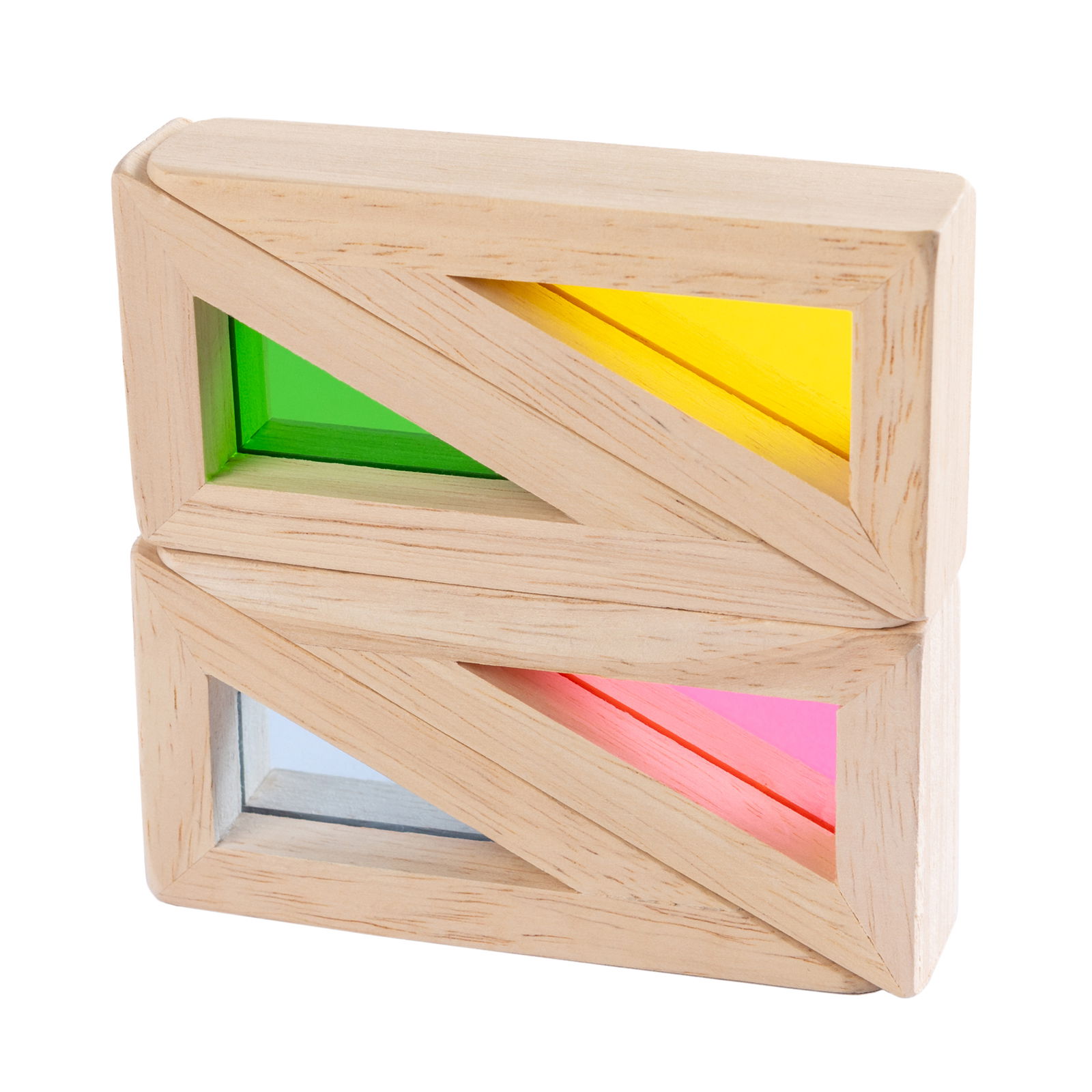 Geolook Klocki z okienkami, zestaw 40 sztuk Geolook Klocki z okienkami, zestaw 40 sztuk