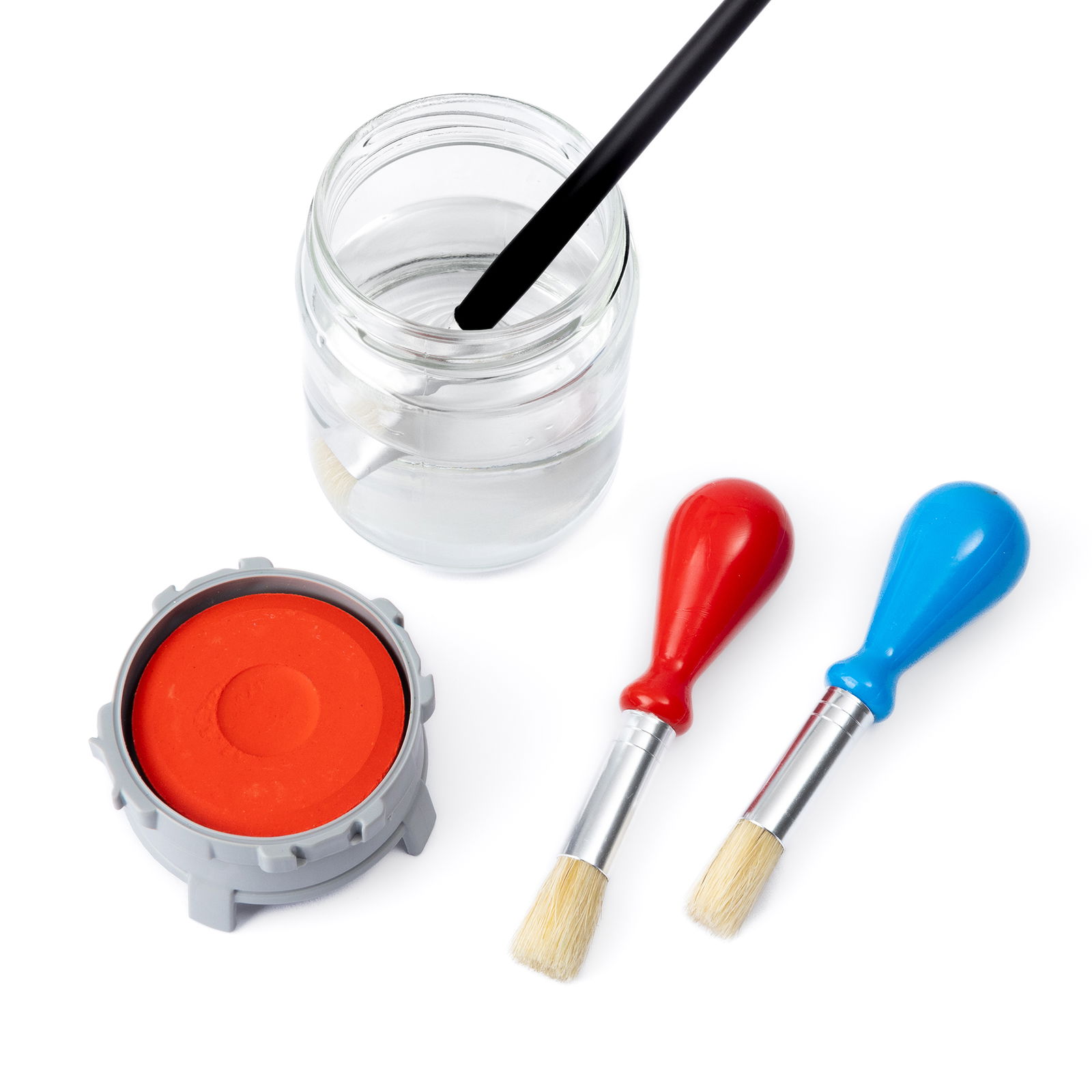 Tempera-Blöcke, 6er Set, rot