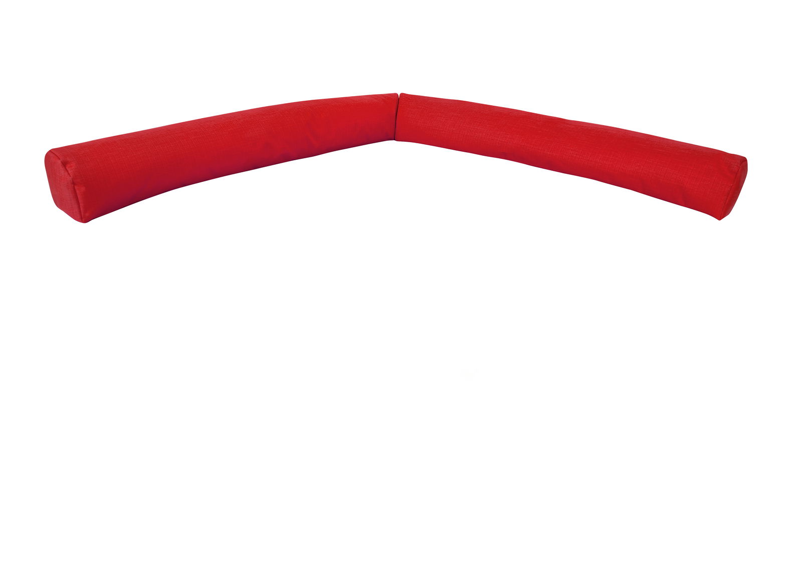 Kuschelecke Flocken 140x140x20 RP, CV, rot