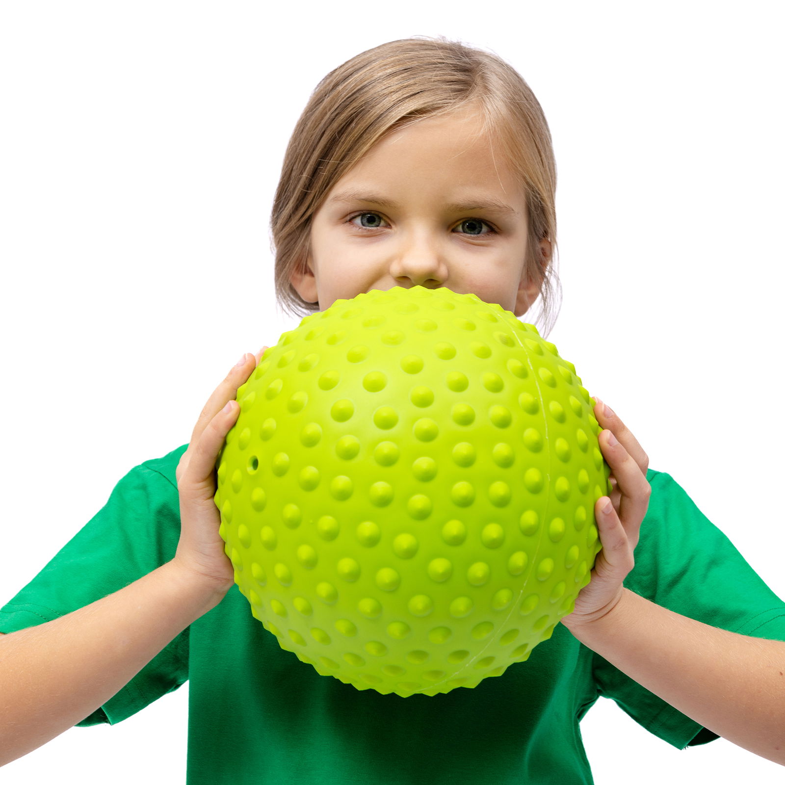 Bola com saliências, D=18cm, Verde Bola com saliências, D=18cm, Verde