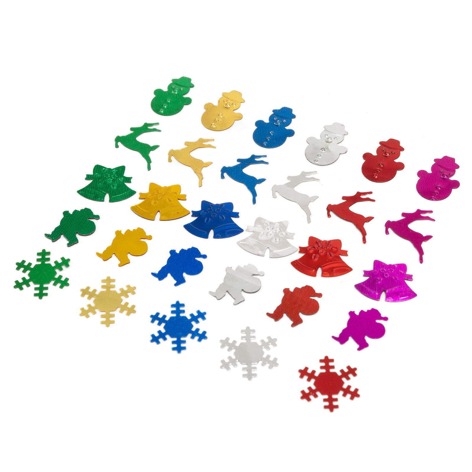 Mešanica bleščic, božične figure, 500 kosov Mešanica bleščic, božične figure, 500 kosov