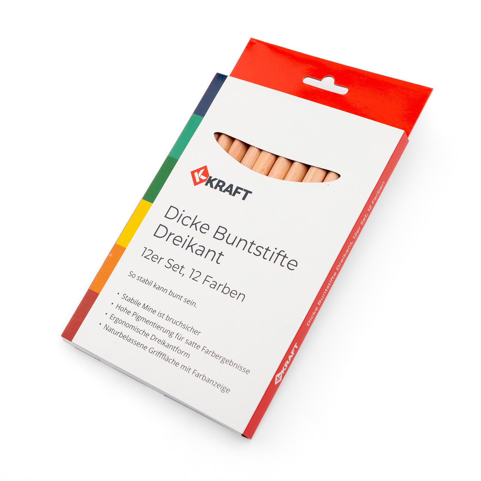 Debele trokutaste bojice, set od 12, 12 boja Debele trokutaste bojice, set od 12, 12 boja