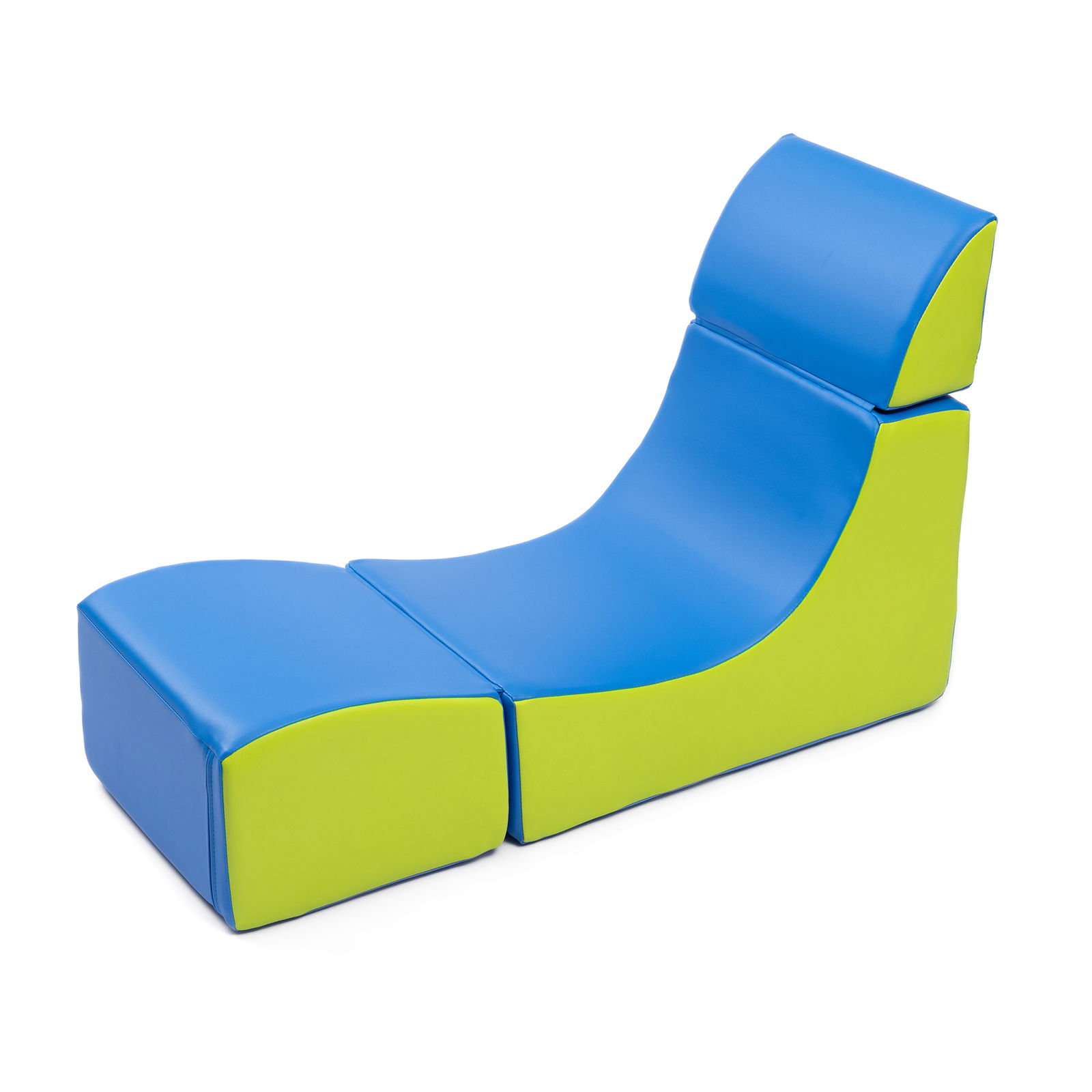 Chill Sessel, schmal, grün/blau
