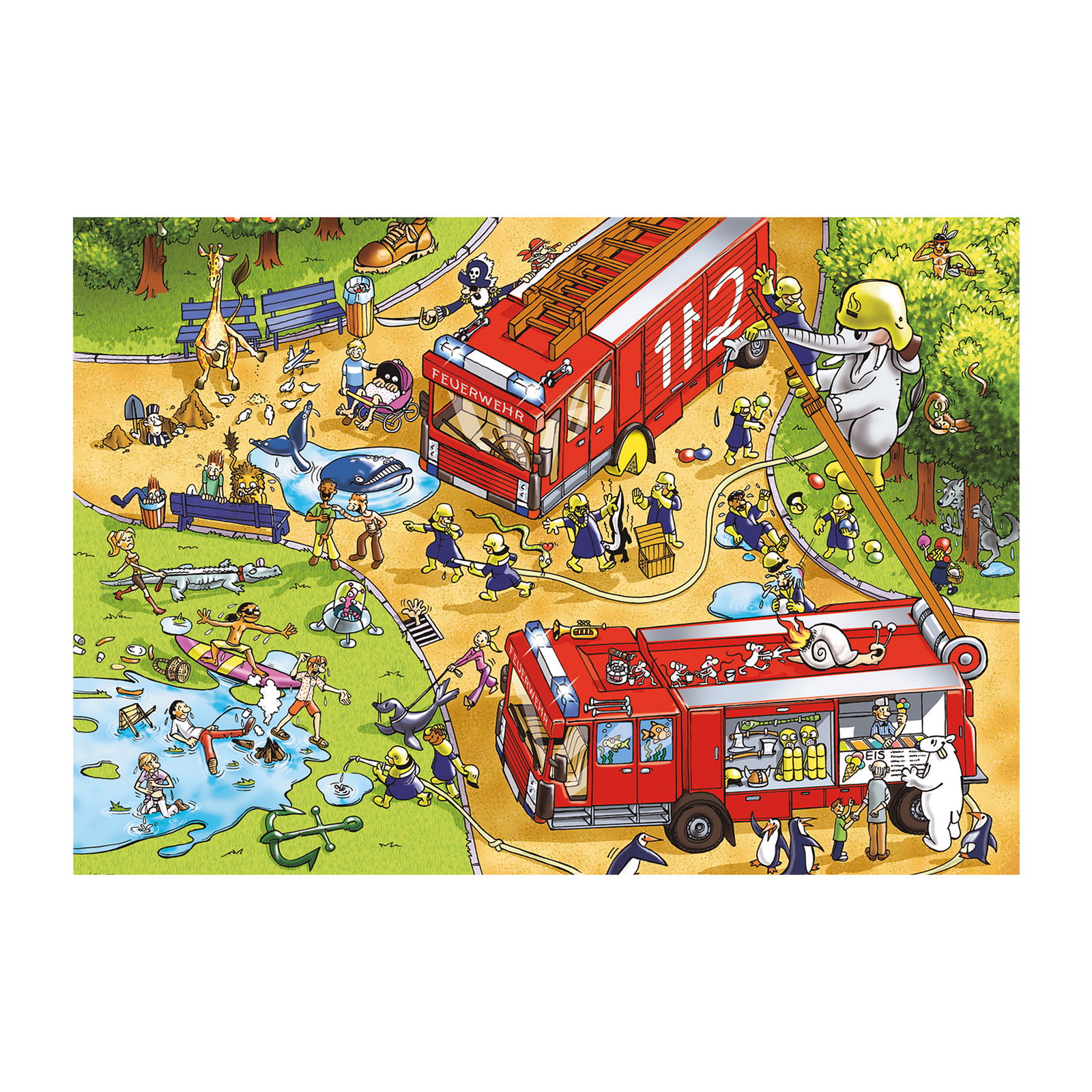 Wimmelposter Feuerwehr
