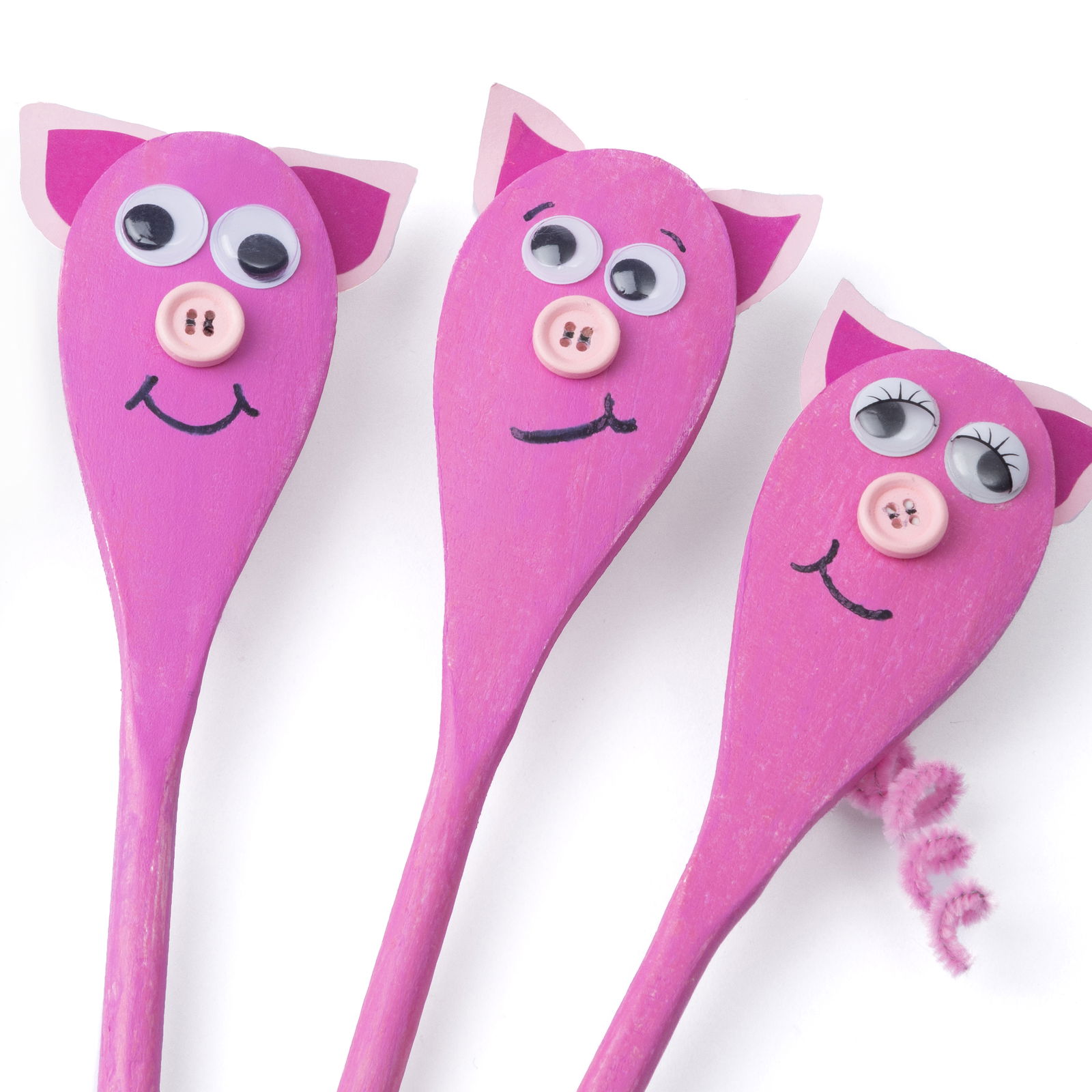 Dřevěné knoflíky, 1 cm, sada 300 kusů Dřevěné knoflíky, 1 cm, sada 300 kusů