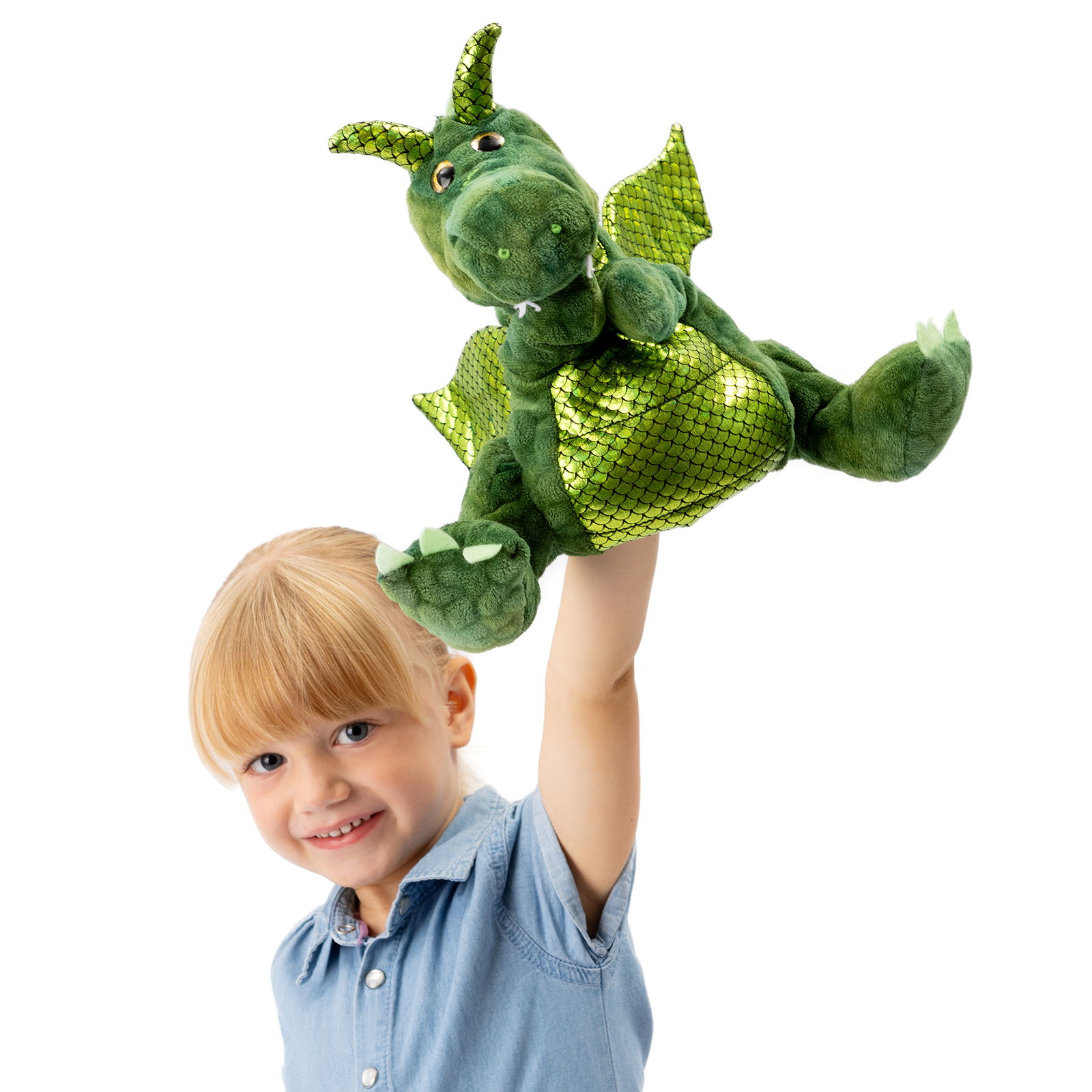 Smok Drago, pacynka na rękę Smok Drago, pacynka na rękę